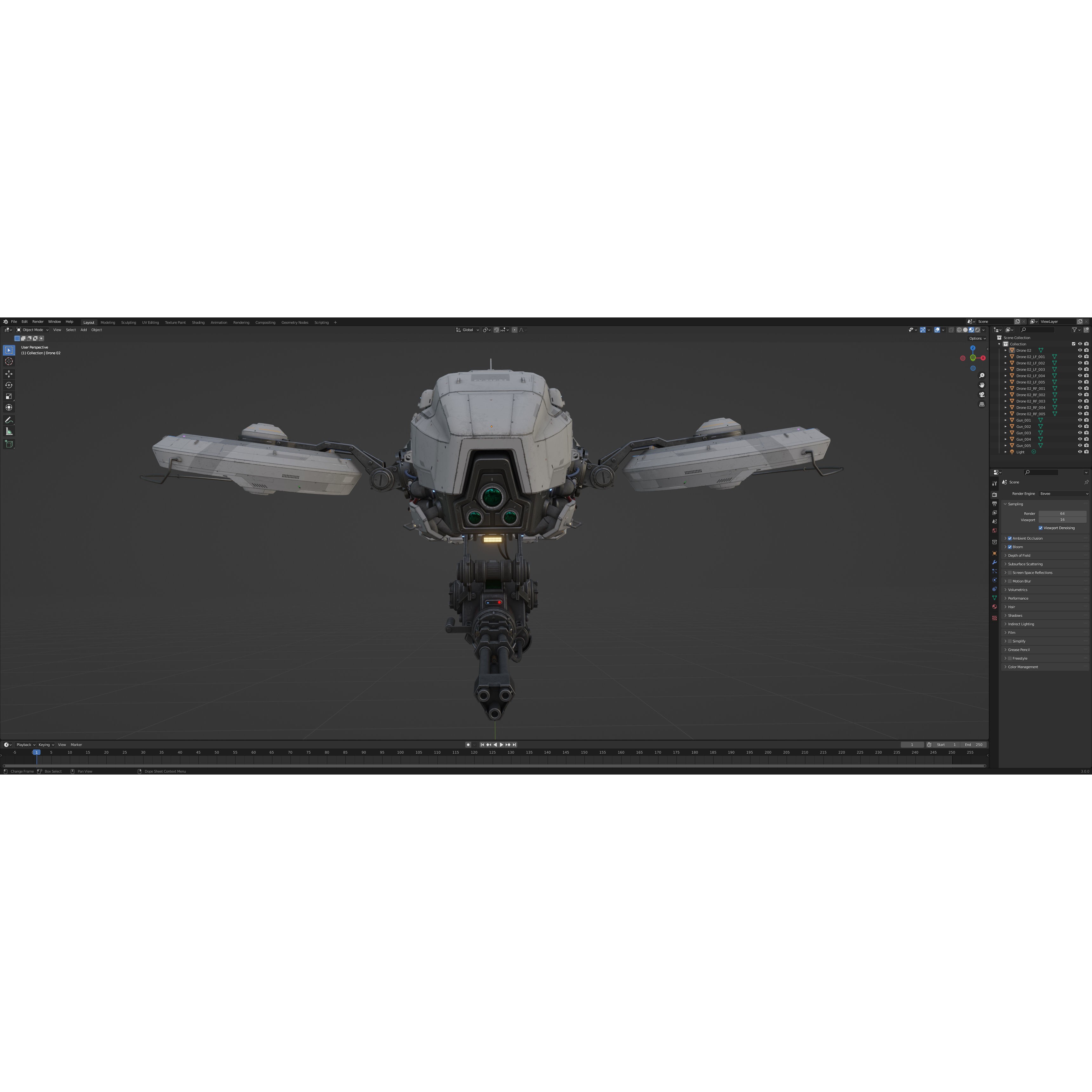 Sci-Fi Vehicle Series - Game-Ready PBR 3D Model - View 18