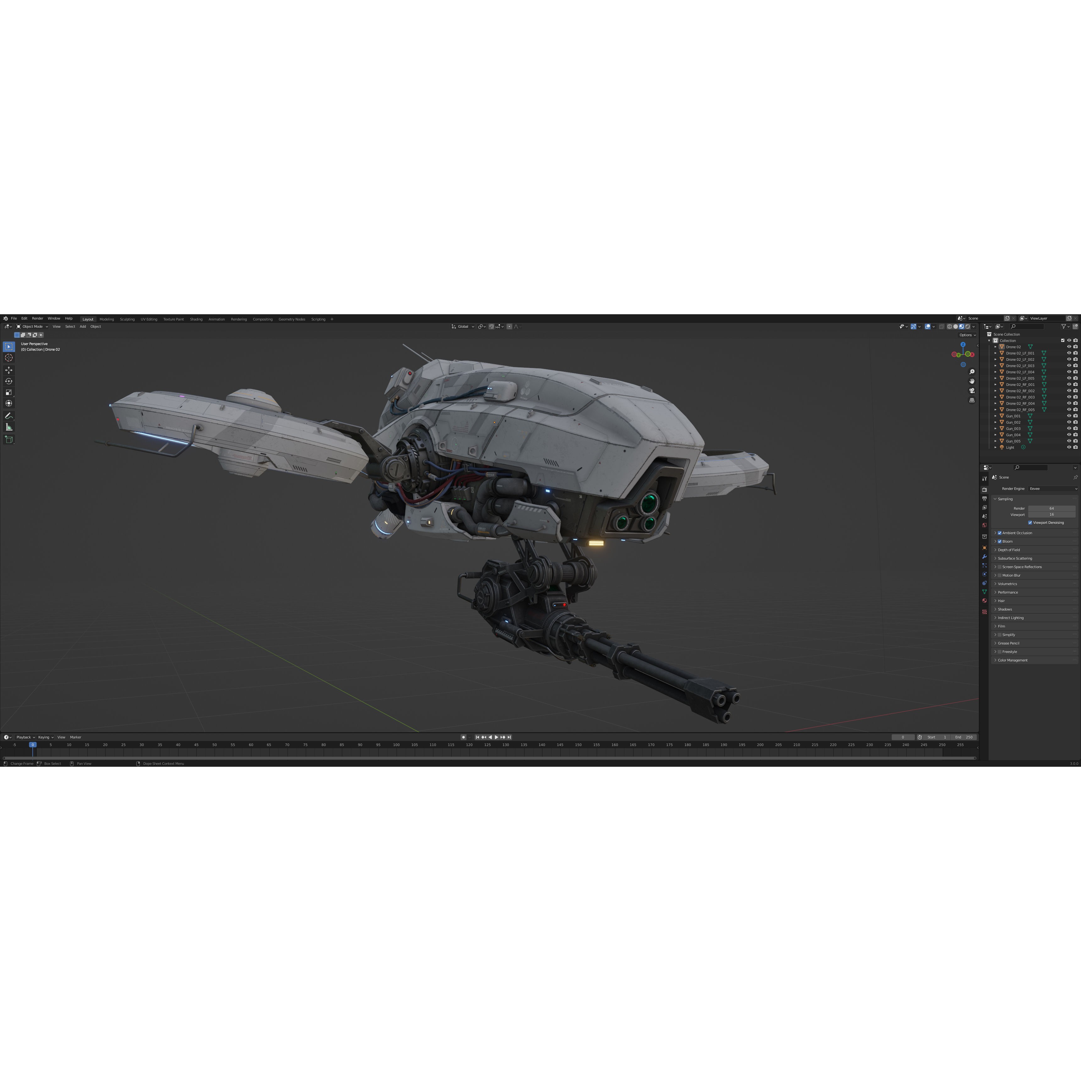 Sci-Fi Vehicle Series - Game-Ready PBR 3D Model - View 19