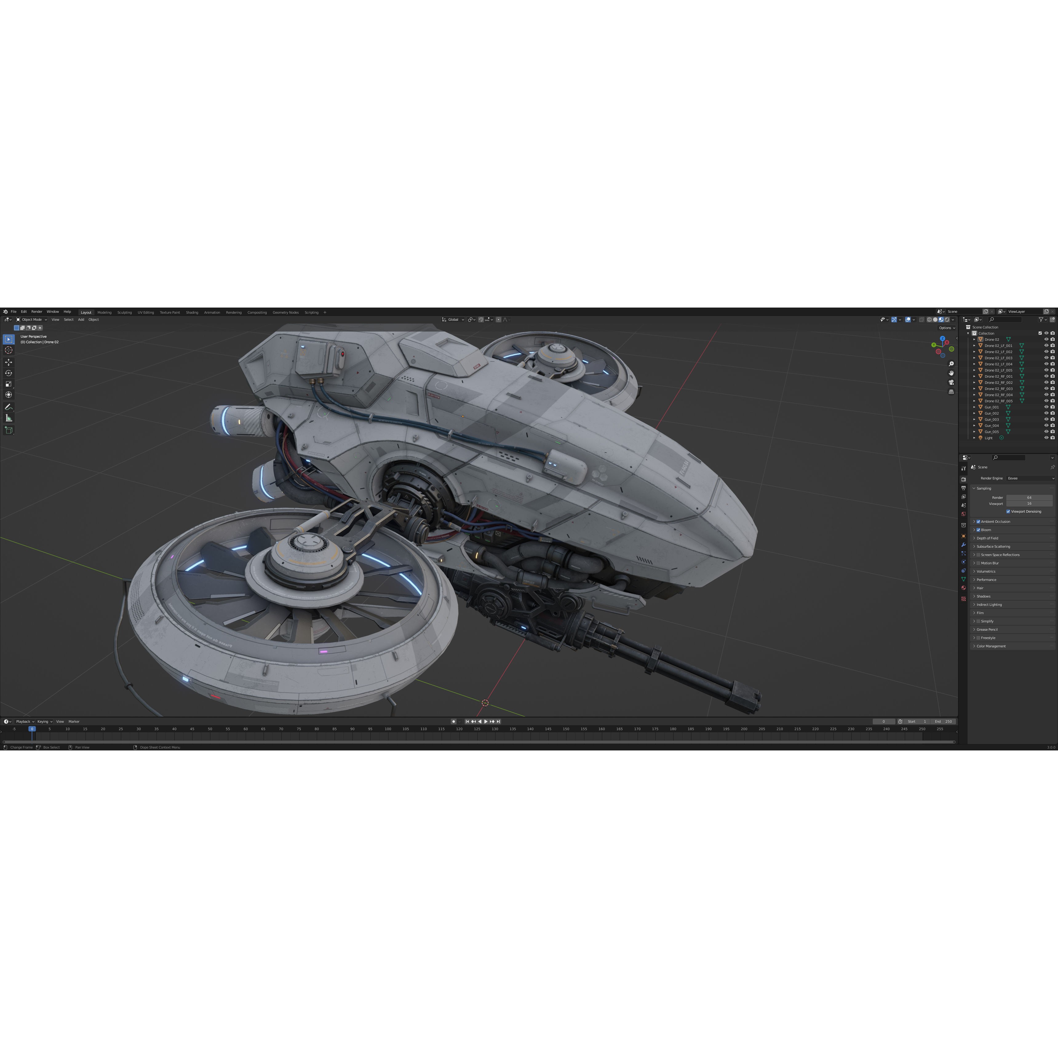 Sci-Fi Vehicle Series - Game-Ready PBR 3D Model - View 22