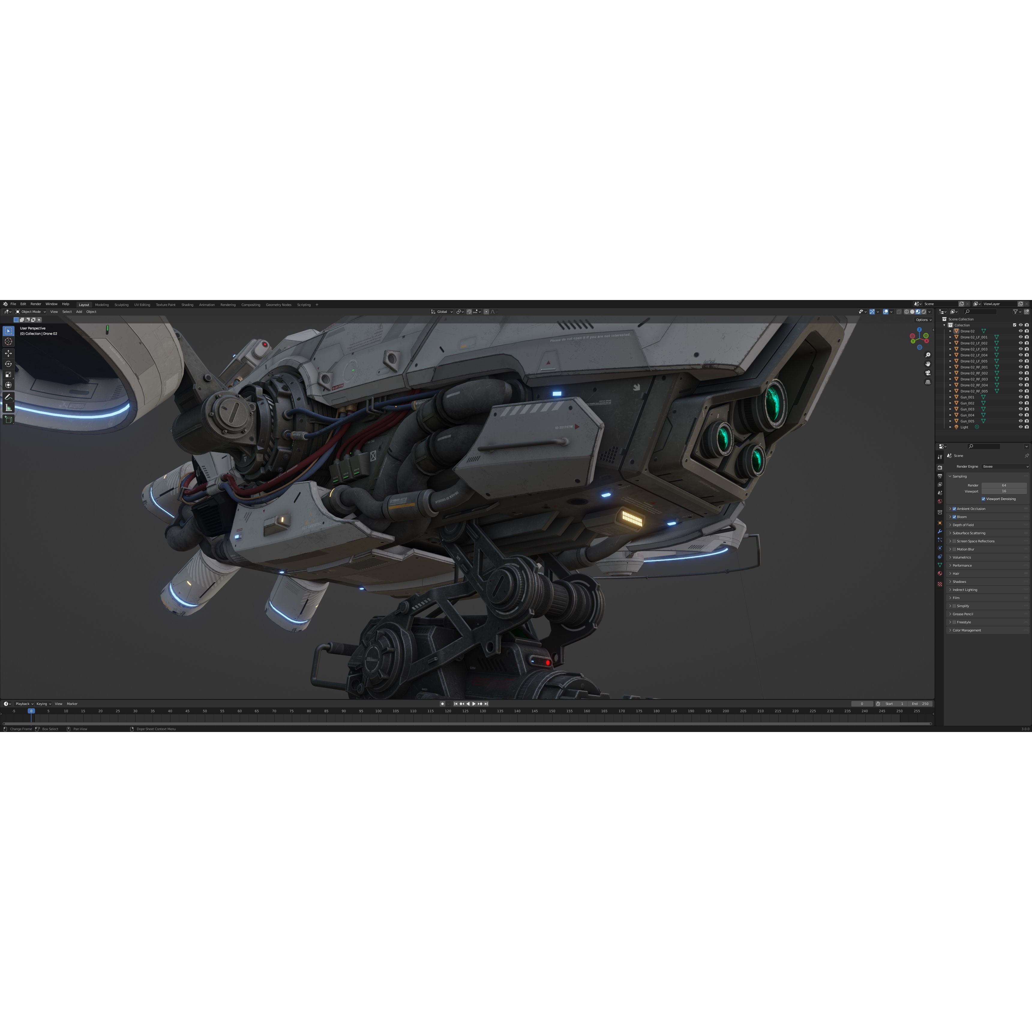 Sci-Fi Vehicle Series - Game-Ready PBR 3D Model - View 23