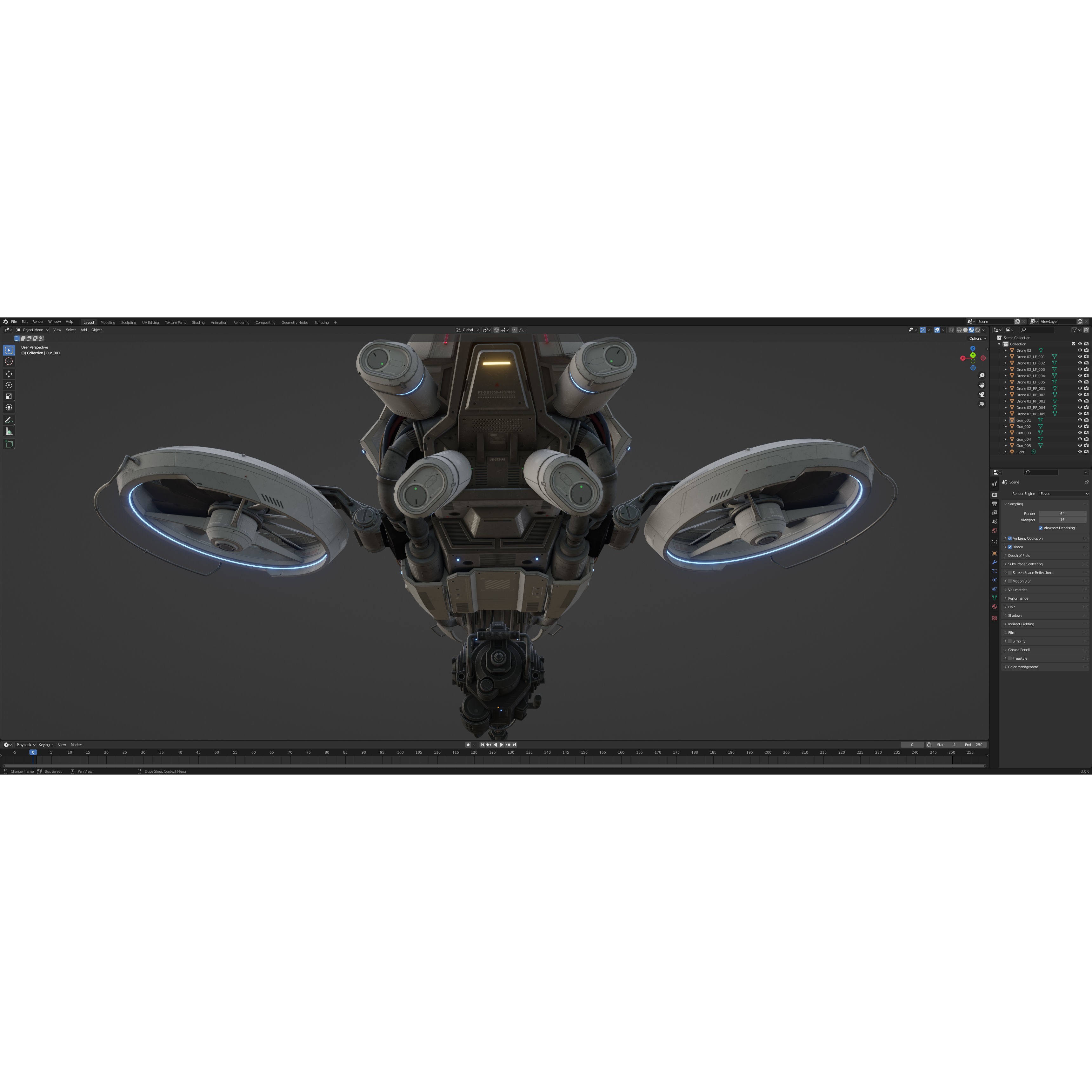 Sci-Fi Vehicle Series - Game-Ready PBR 3D Model - View 24