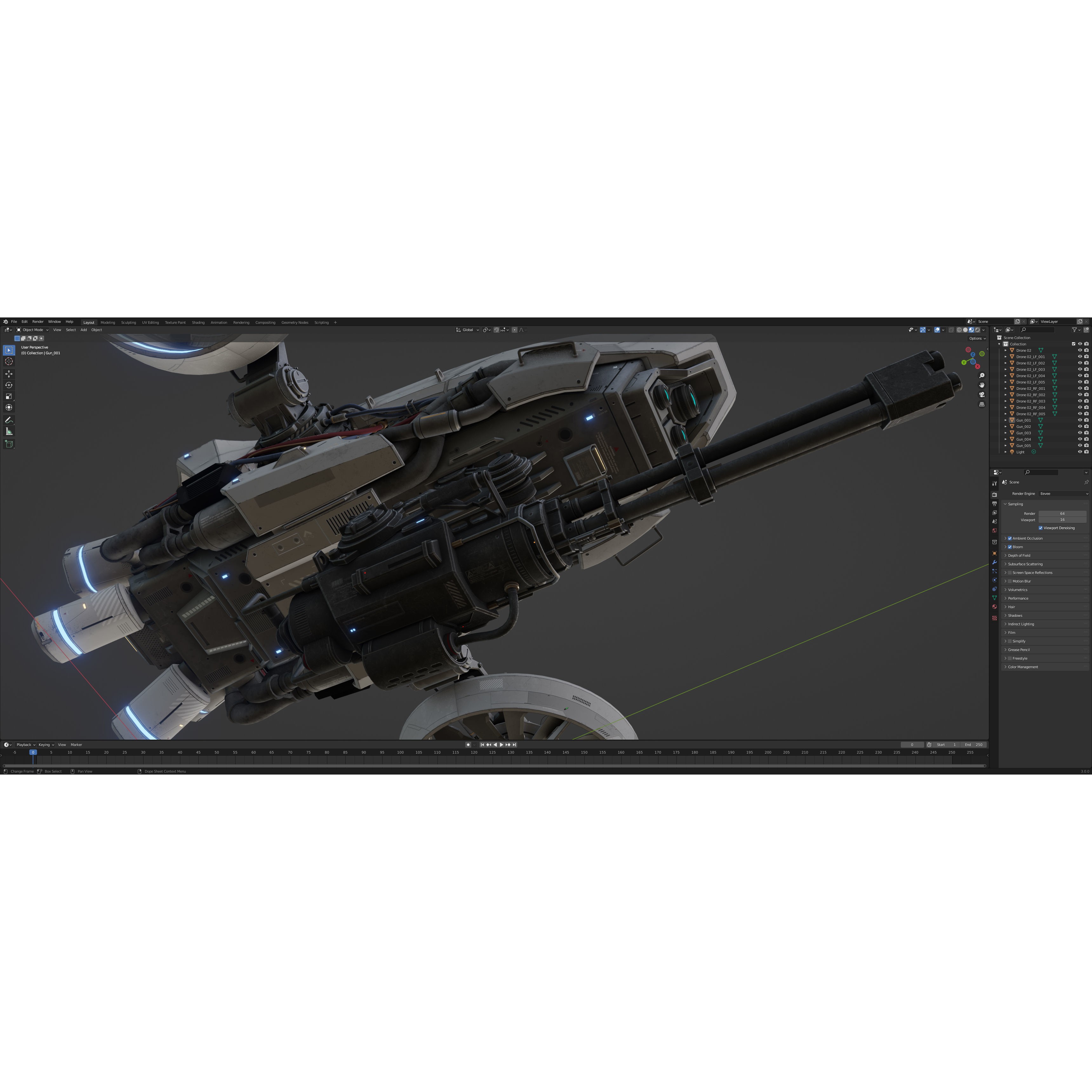 Sci-Fi Vehicle Series - Game-Ready PBR 3D Model - View 25