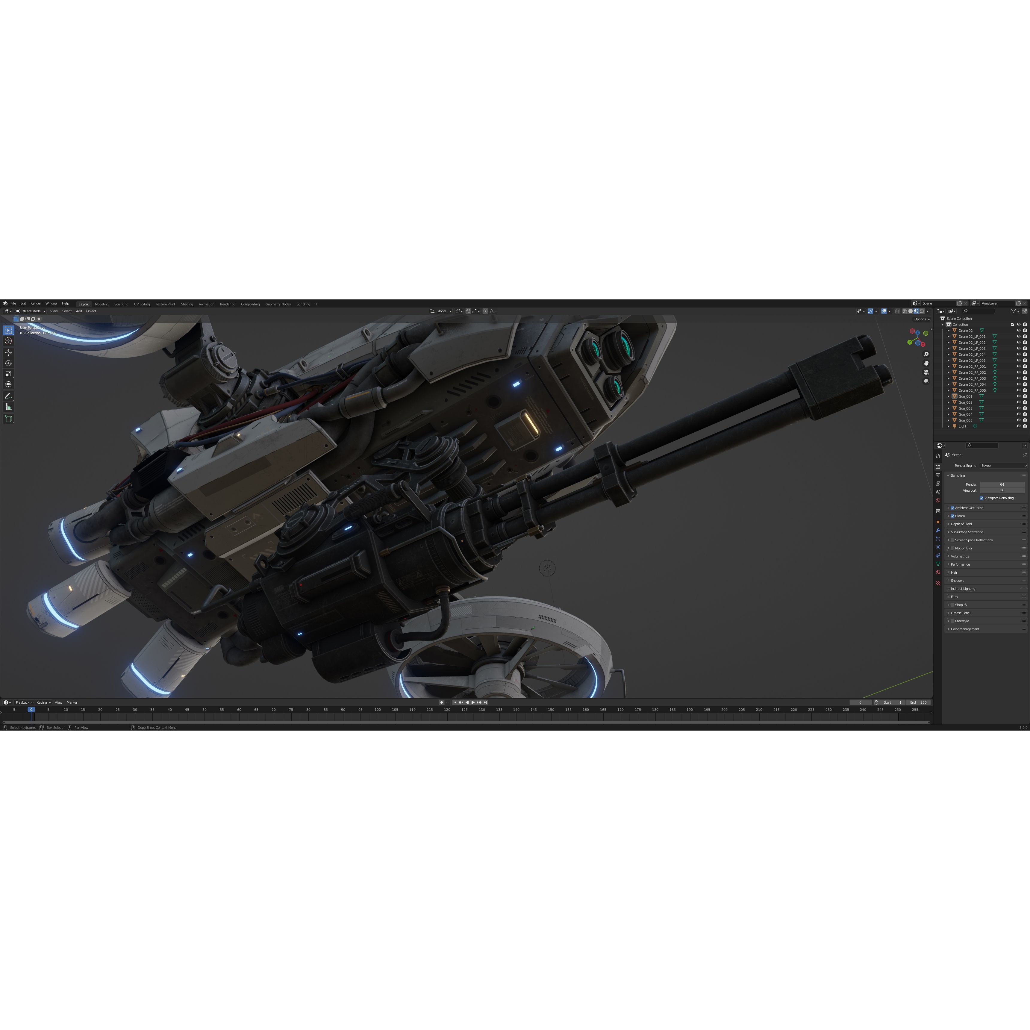 Sci-Fi Vehicle Series - Game-Ready PBR 3D Model - View 27