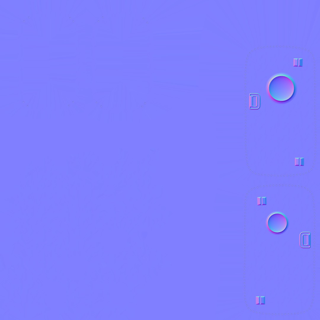 Vintage Commercial Airliner 3D Model – Retro Design, FBX - View 17