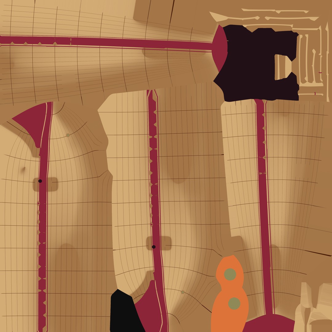 Vintage Commercial Airliner 3D Model – Retro Design, FBX - View 25