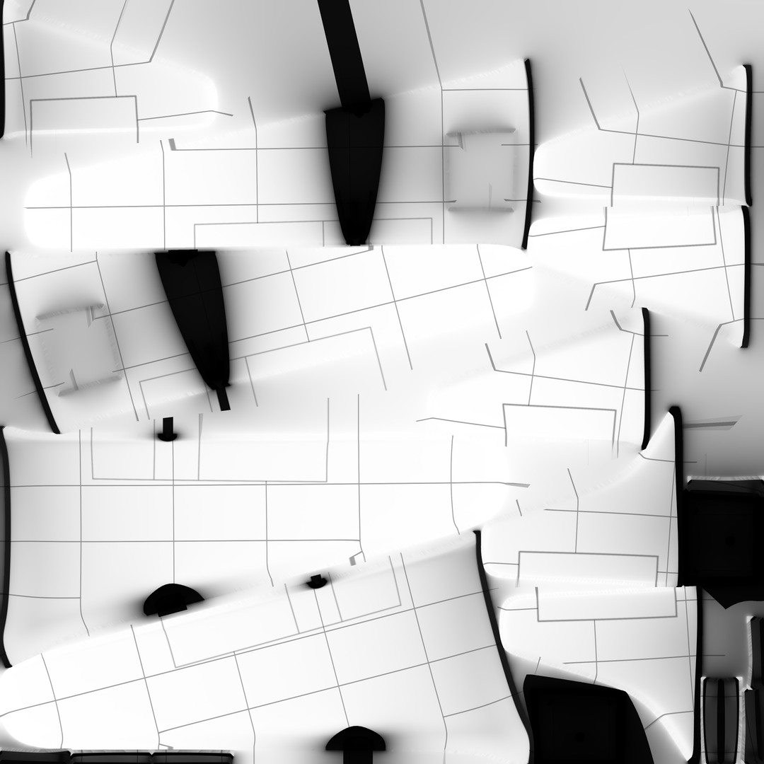 Vintage Commercial Airliner 3D Model – Retro Design, FBX - View 34