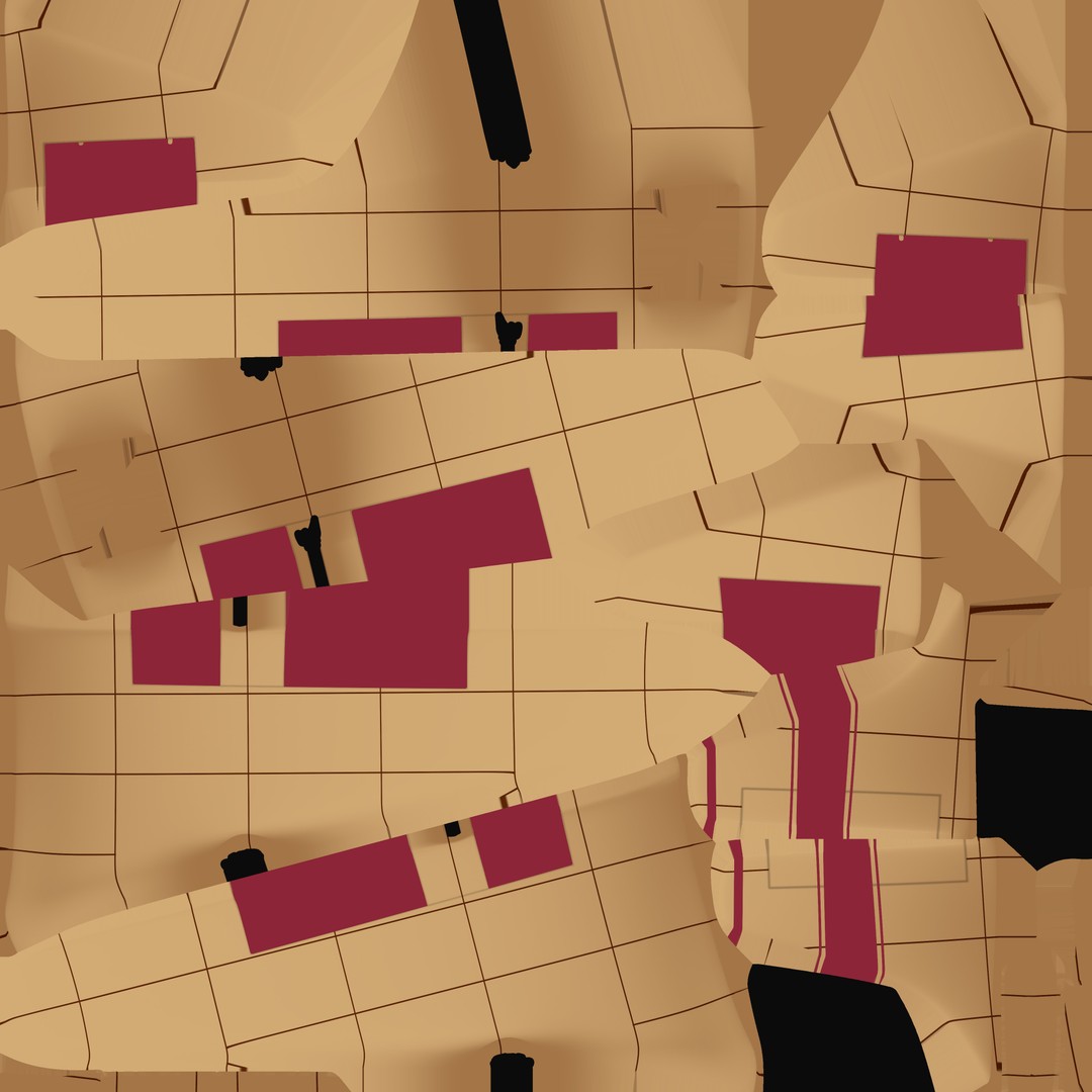 Vintage Commercial Airliner 3D Model – Retro Design, FBX - View 35