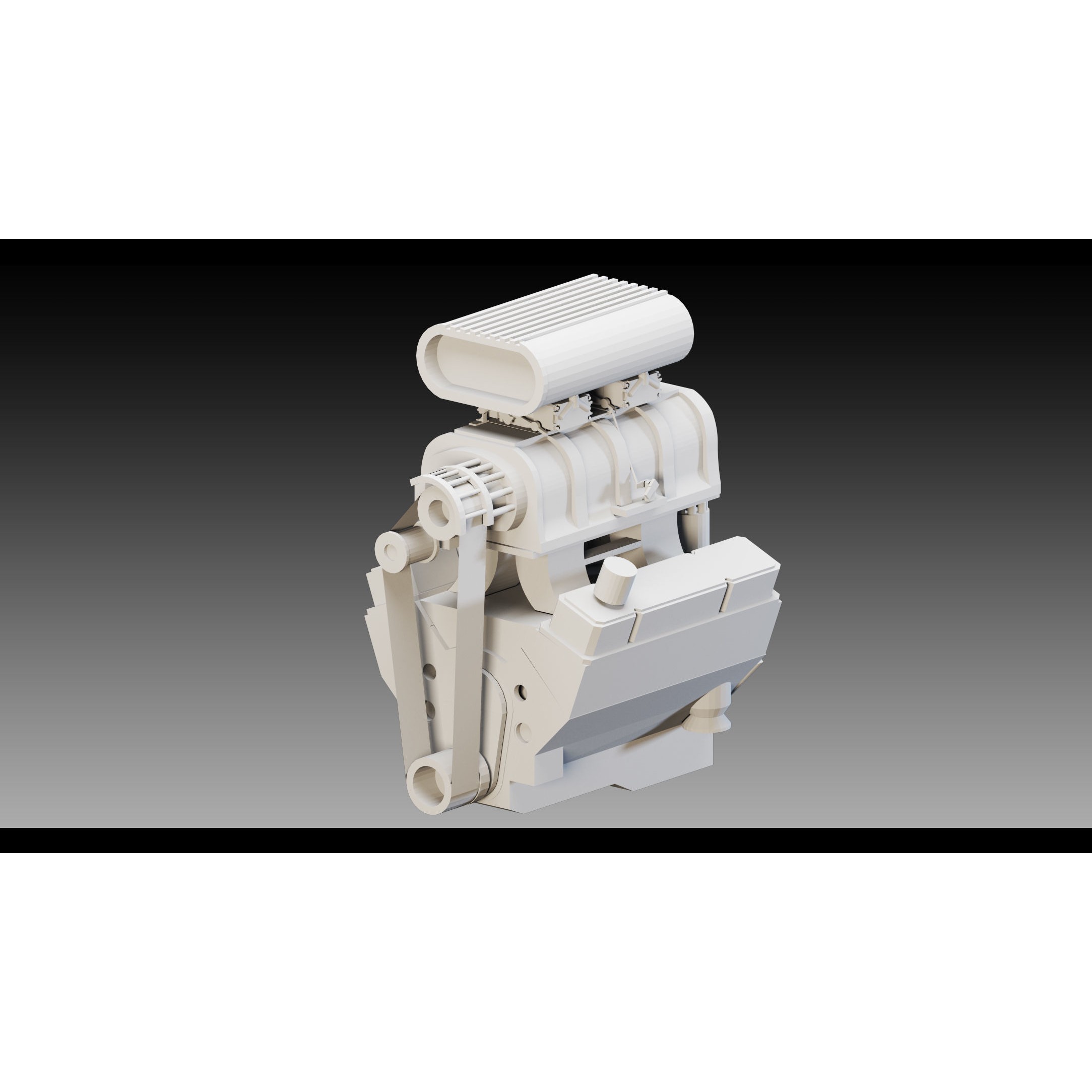 Industrial Engines Vol 03 - Low-Poly Game-Ready 3D Model - View 5