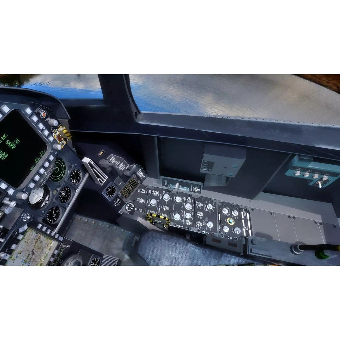 F/A 18 Hornet 3D Model – Fully Rigged Low Poly Aircraft for Animation - View 37