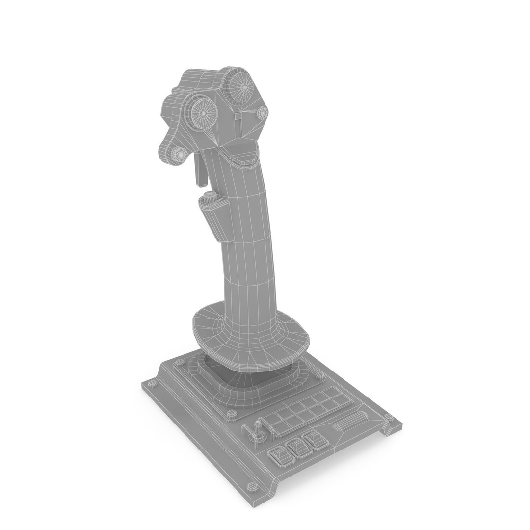 Joystick 3D Model – Photorealistic Game Asset with PBR Textures - View 11