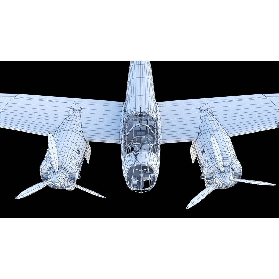 Junkers Ju 88 Bomber 3D Model – PBR Game-Ready Aircraft, FBX