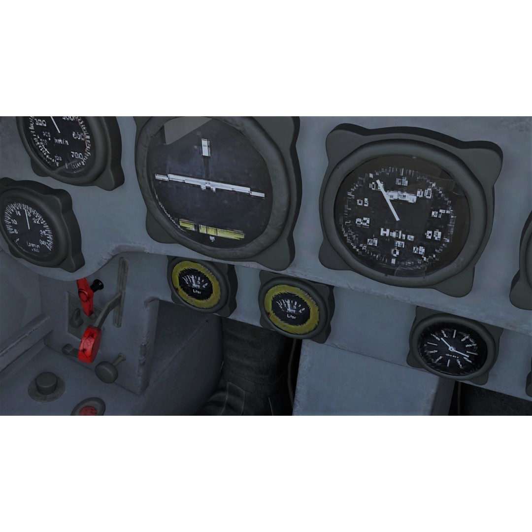 Focke-Wulf Fw 190 3D Model – Low Poly PBR Warplane, FBX - View 5
