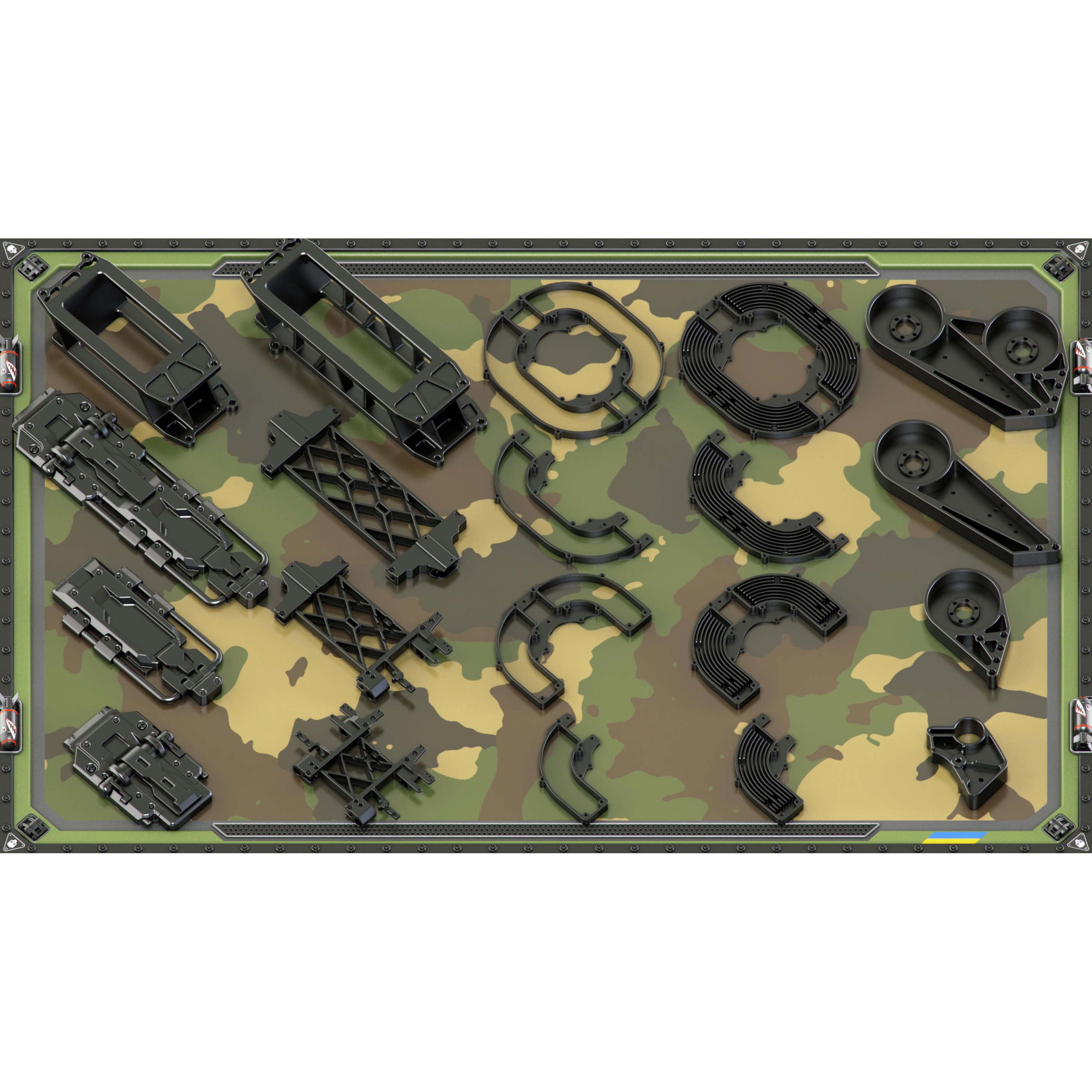 Sci-Fi Hard Surface Mechanical Kitbash - Game-Ready 3D Model - View 12