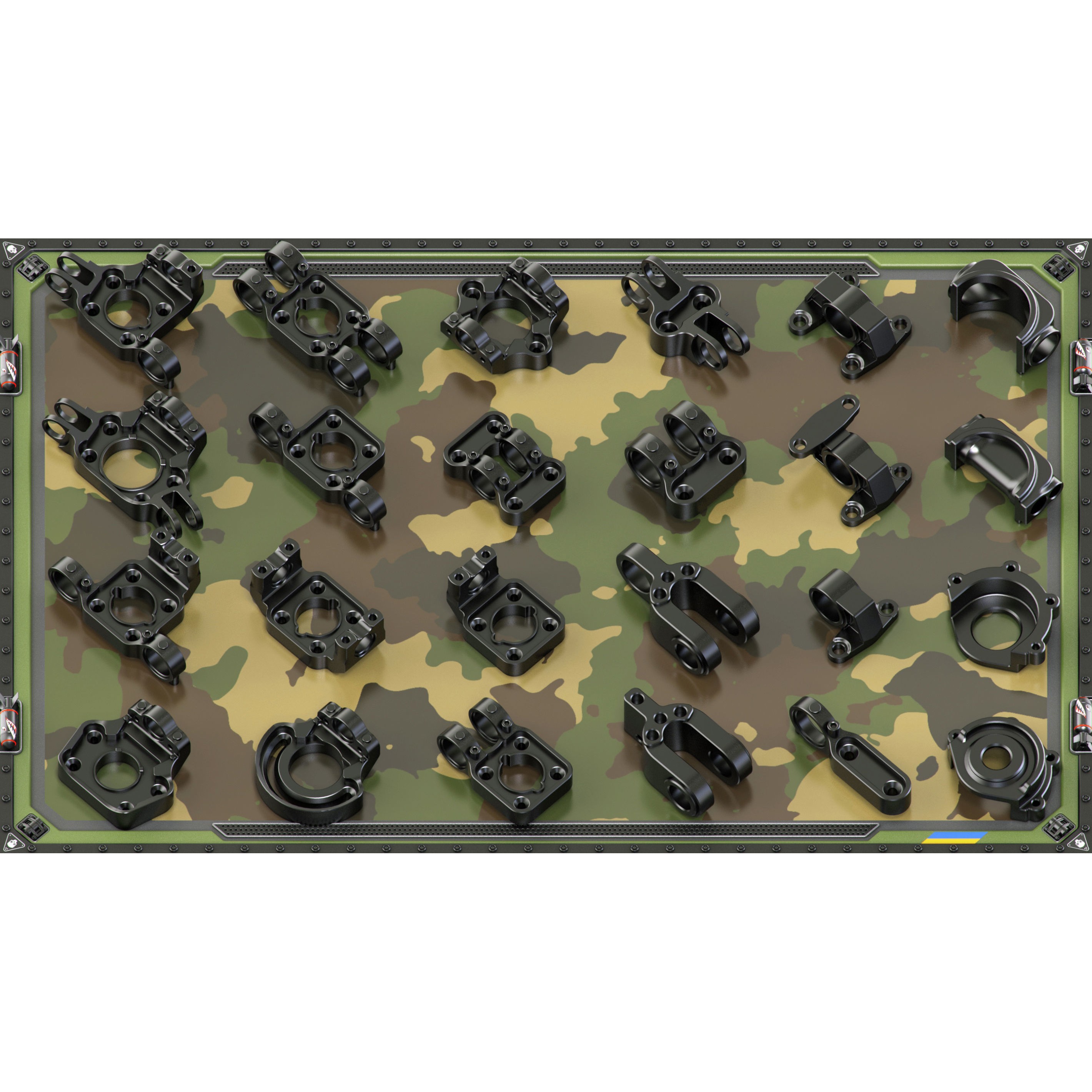 Sci-Fi Hard Surface Mechanical Kitbash - Game-Ready 3D Model - View 13