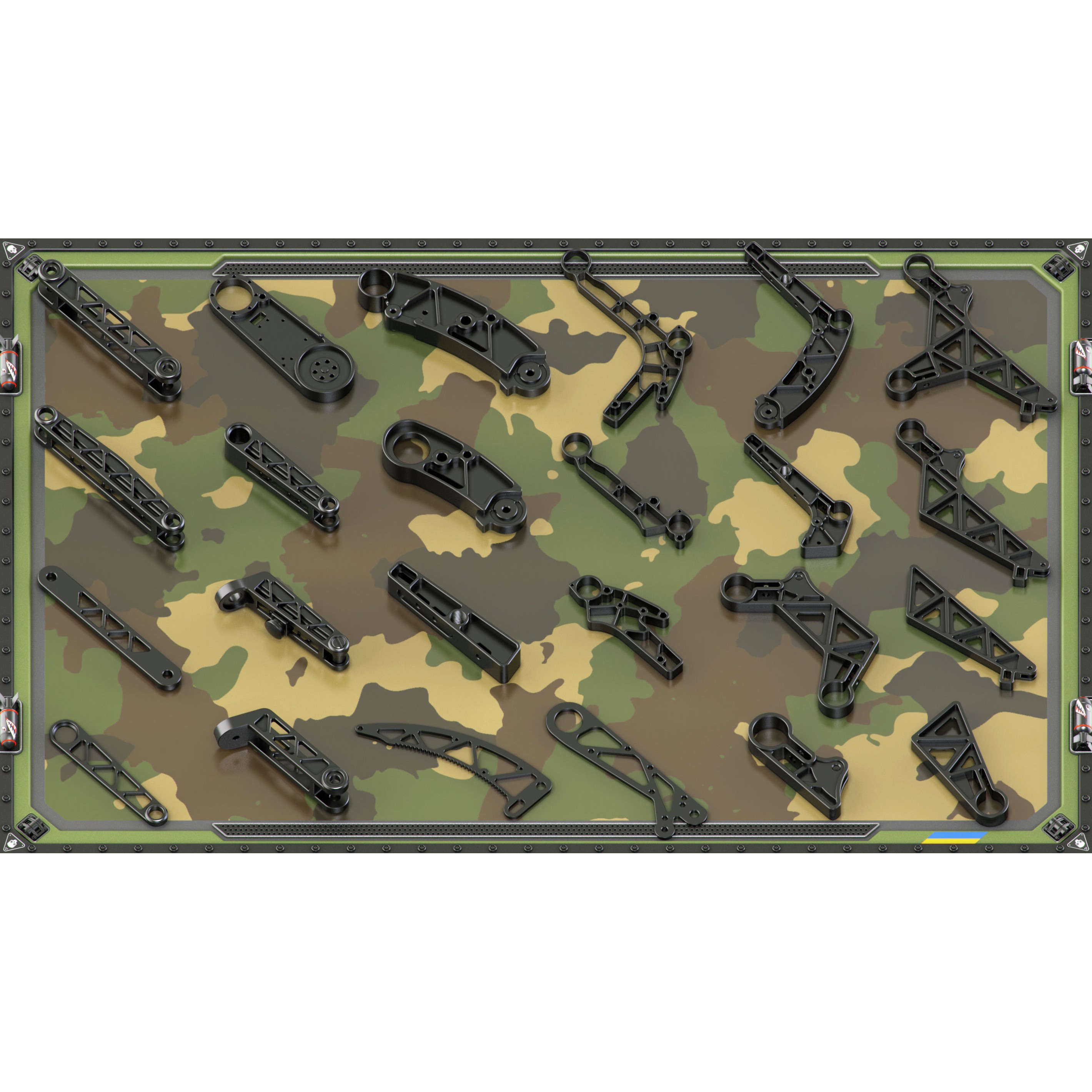 Sci-Fi Hard Surface Mechanical Kitbash - Game-Ready 3D Model - View 15