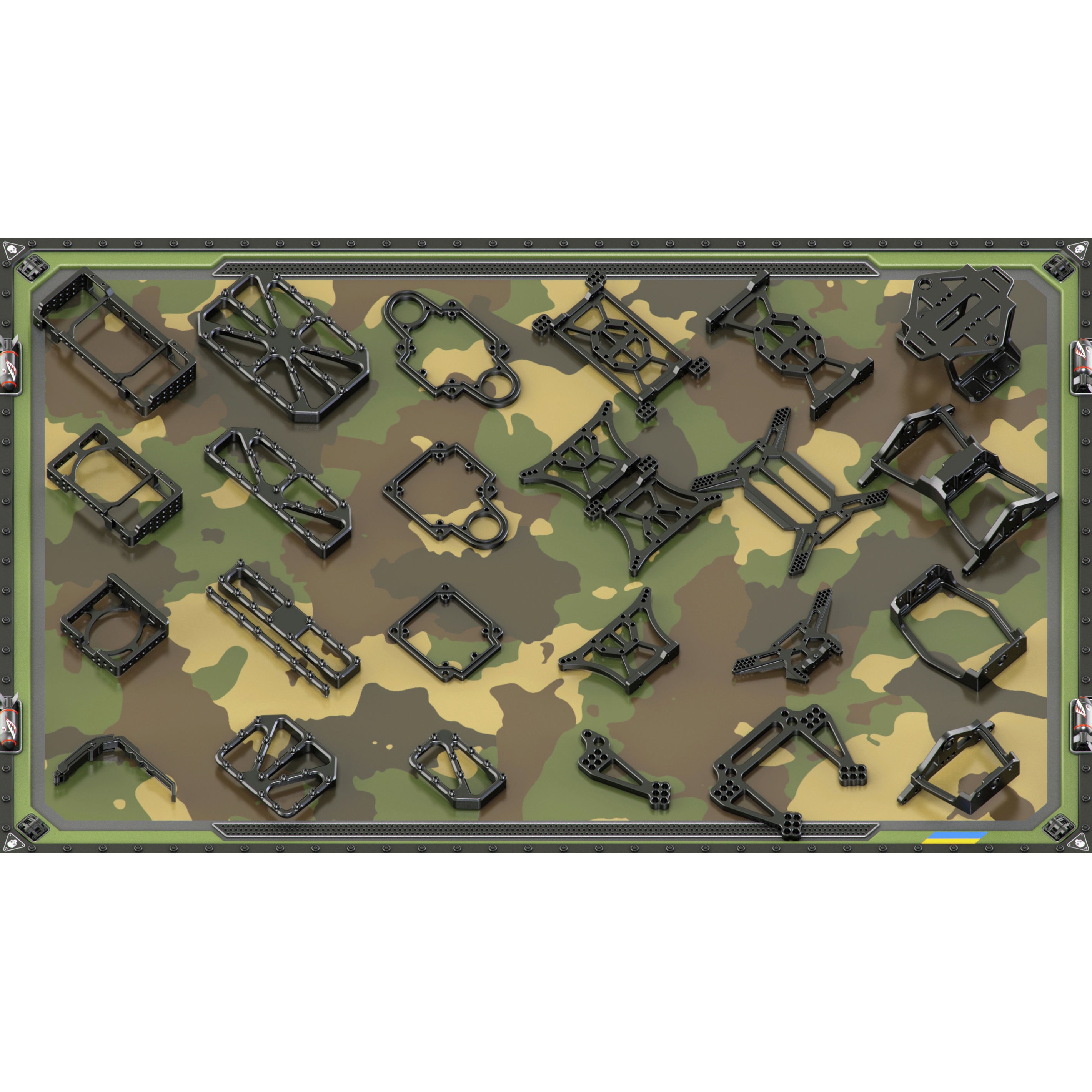 Sci-Fi Hard Surface Mechanical Kitbash - Game-Ready 3D Model - View 16