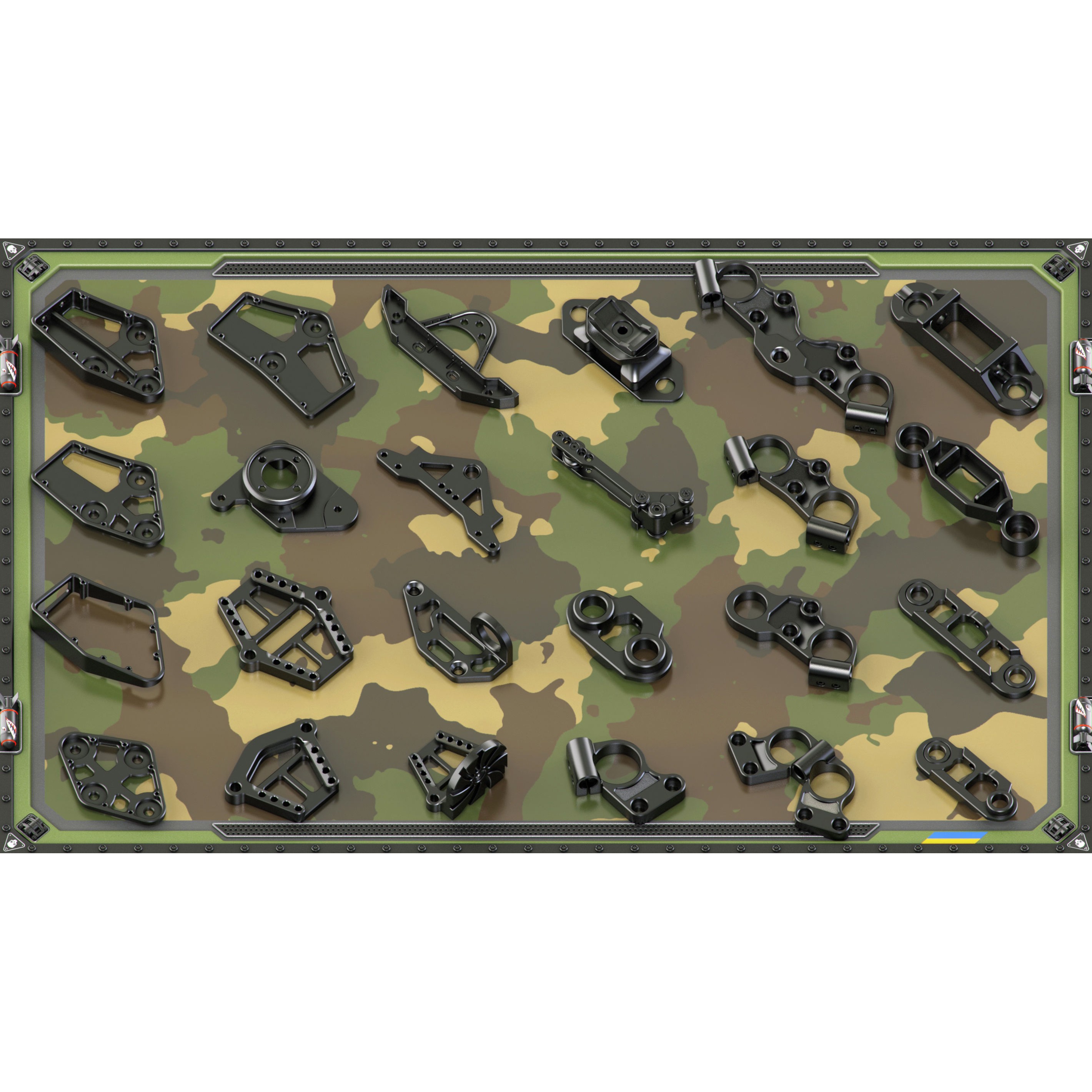 Sci-Fi Hard Surface Mechanical Kitbash - Game-Ready 3D Model - View 17