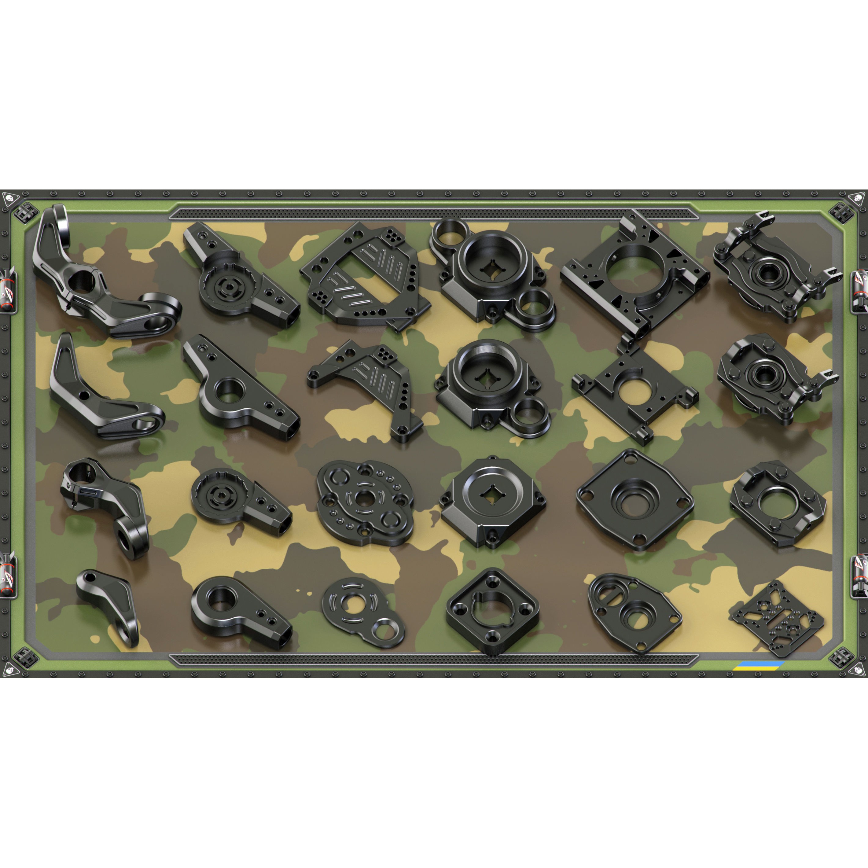 Sci-Fi Hard Surface Mechanical Kitbash - Game-Ready 3D Model - View 19