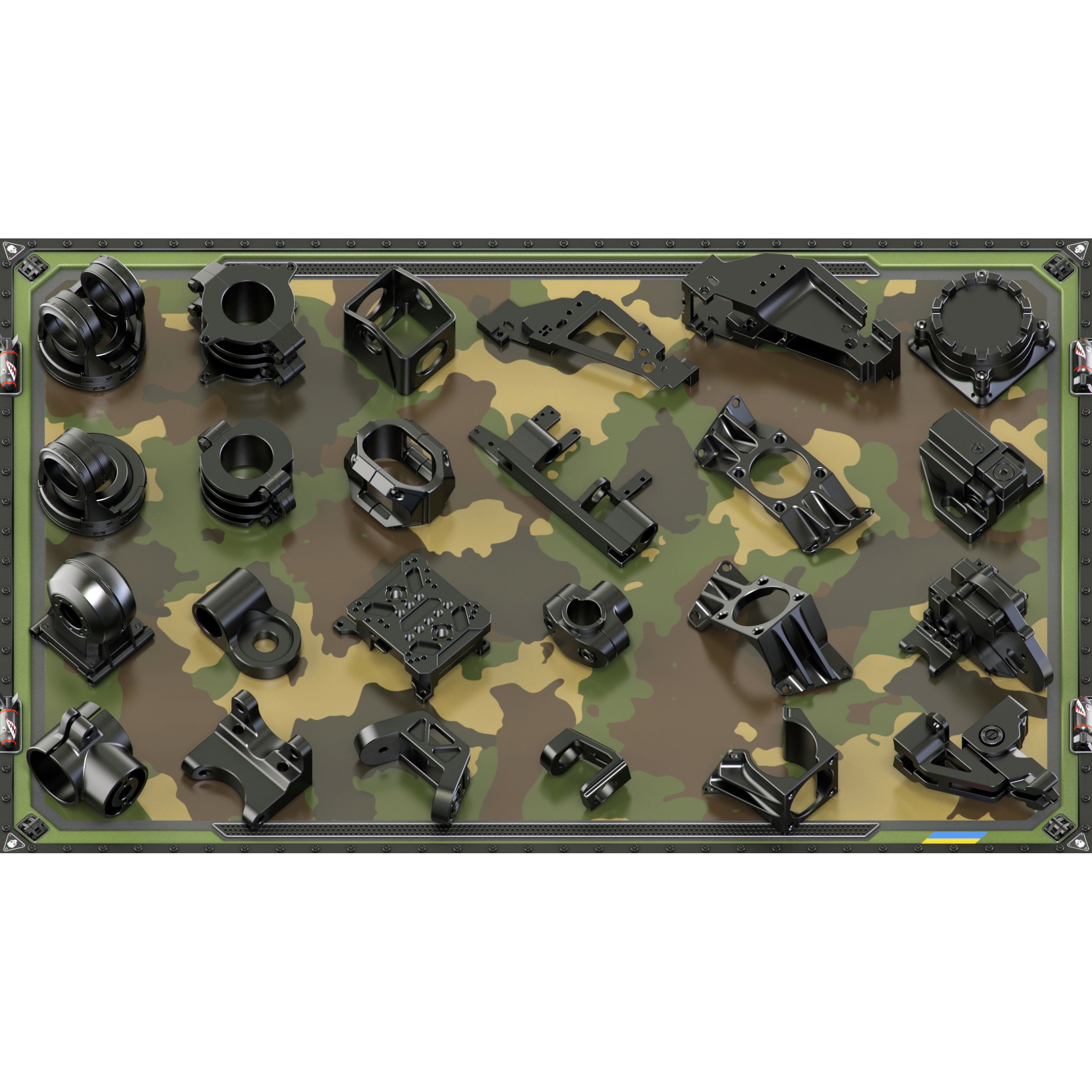 Sci-Fi Hard Surface Mechanical Kitbash - Game-Ready 3D Model - View 20