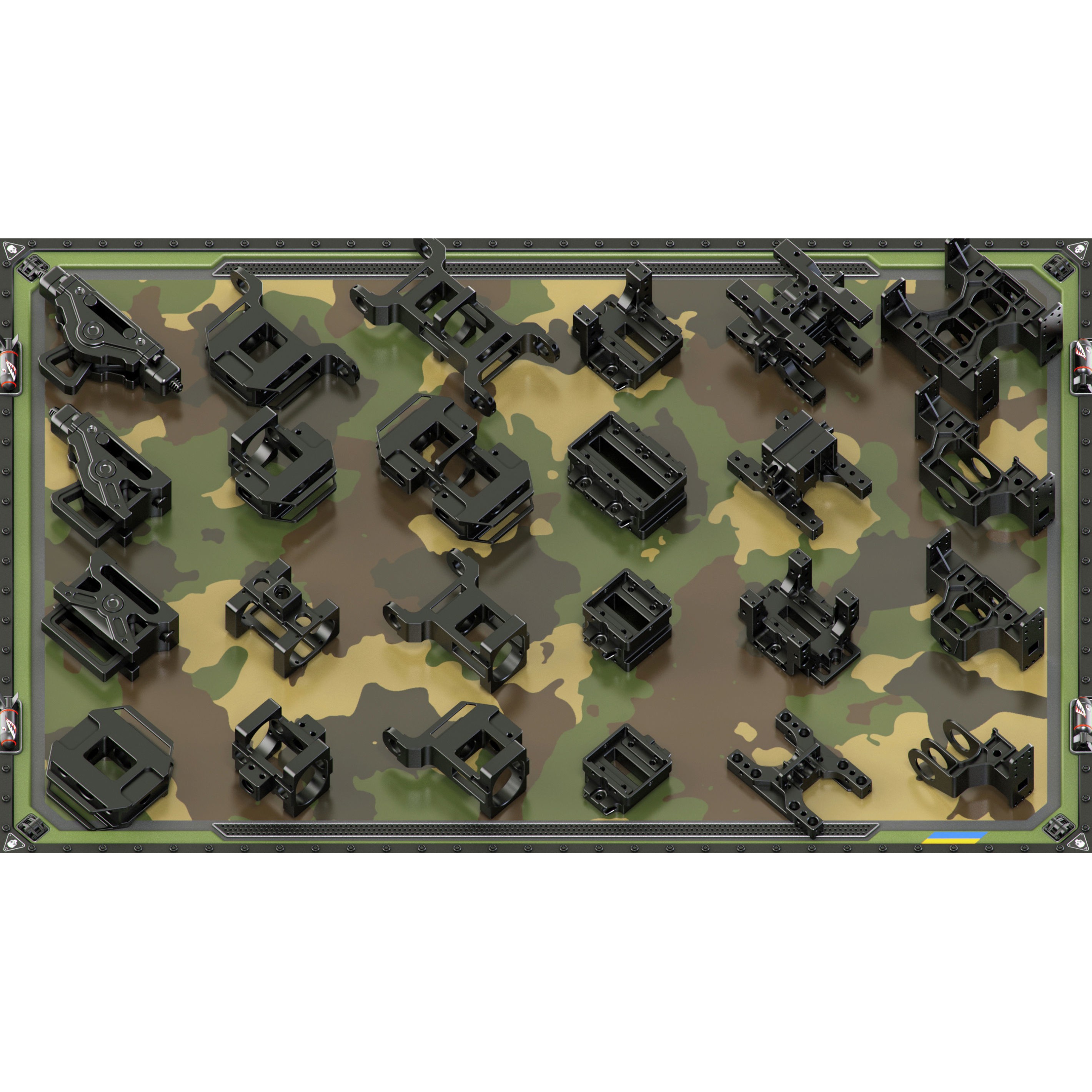 Sci-Fi Hard Surface Mechanical Kitbash - Game-Ready 3D Model - View 6