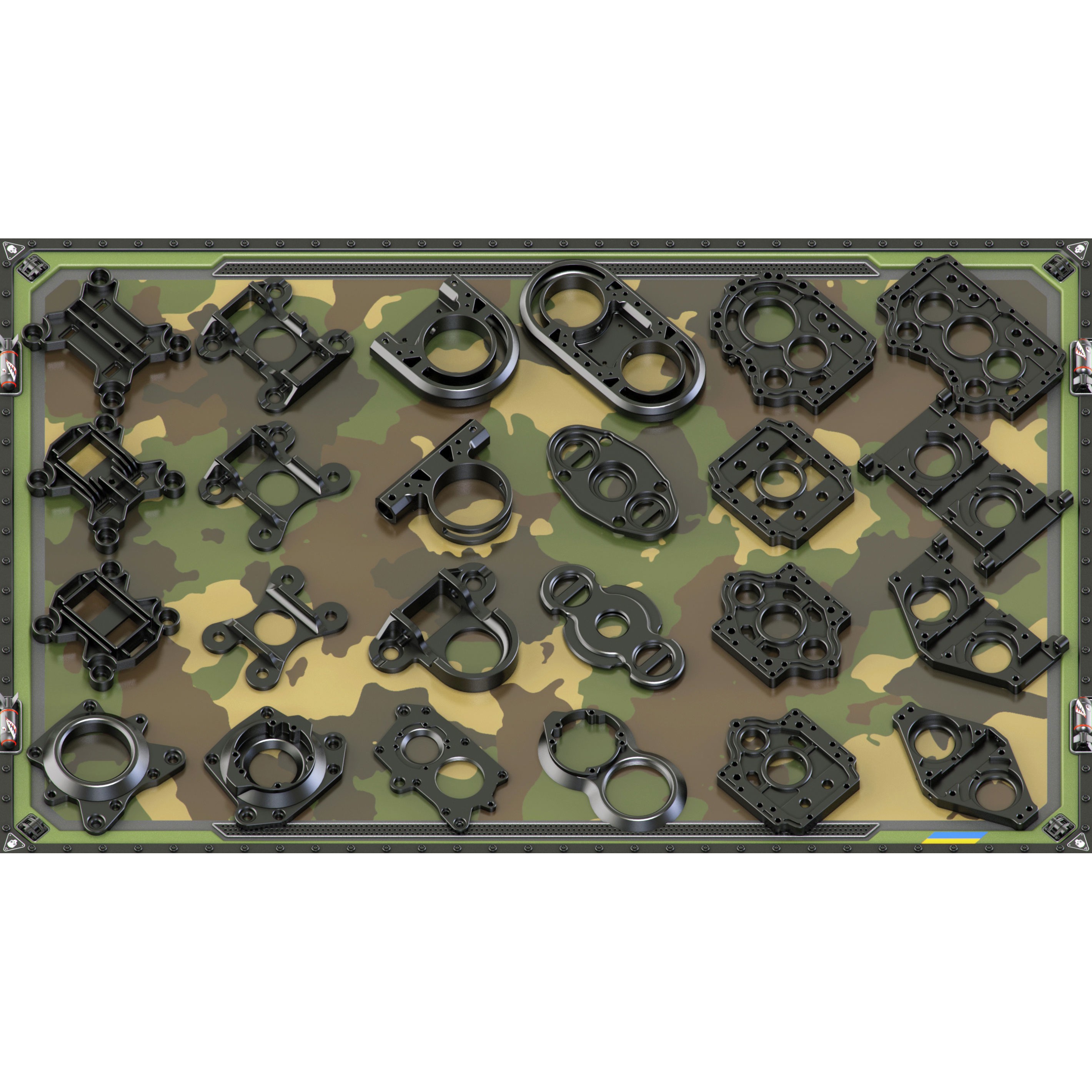 Sci-Fi Hard Surface Mechanical Kitbash - Game-Ready 3D Model - View 8