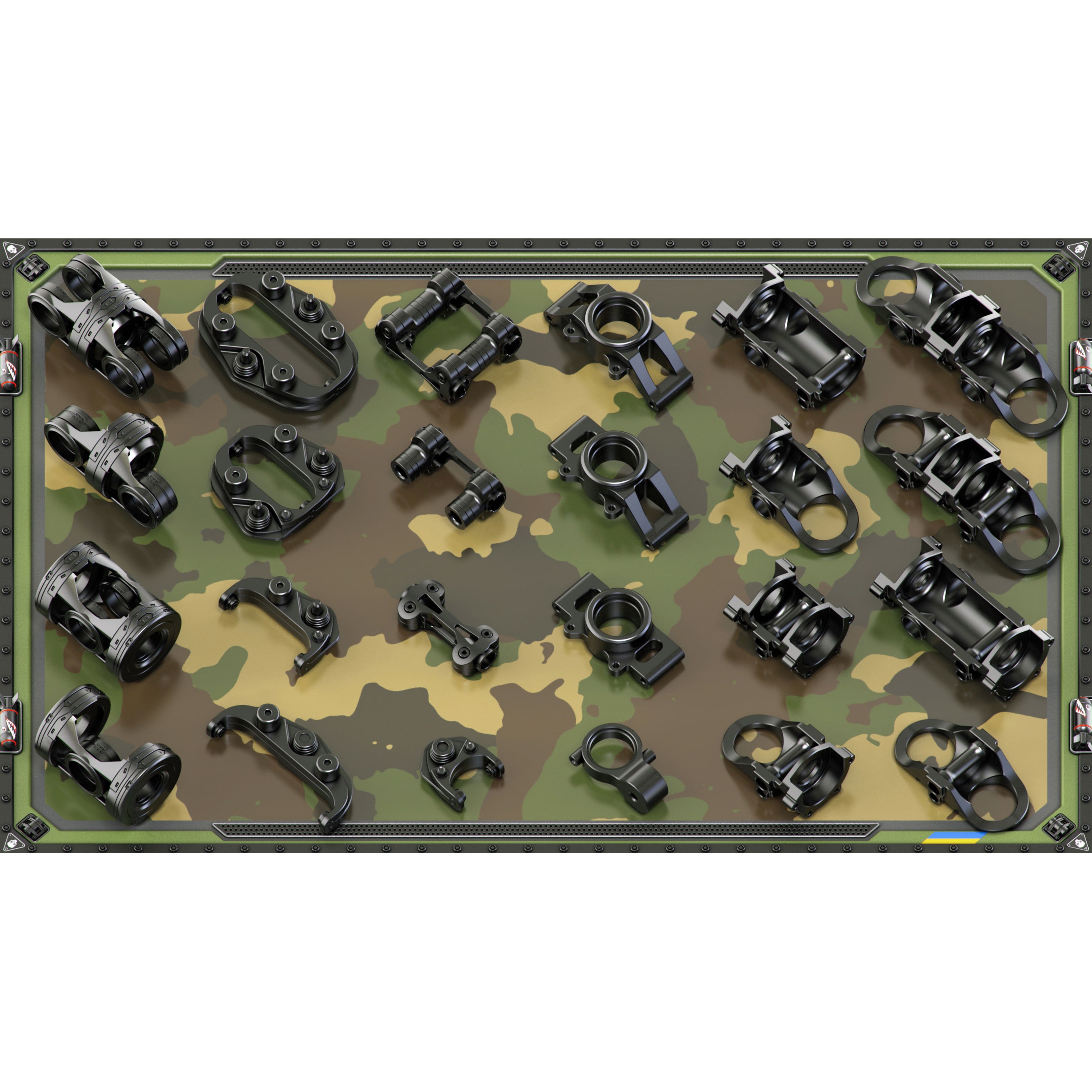 Sci-Fi Hard Surface Mechanical Kitbash - Game-Ready 3D Model - View 9