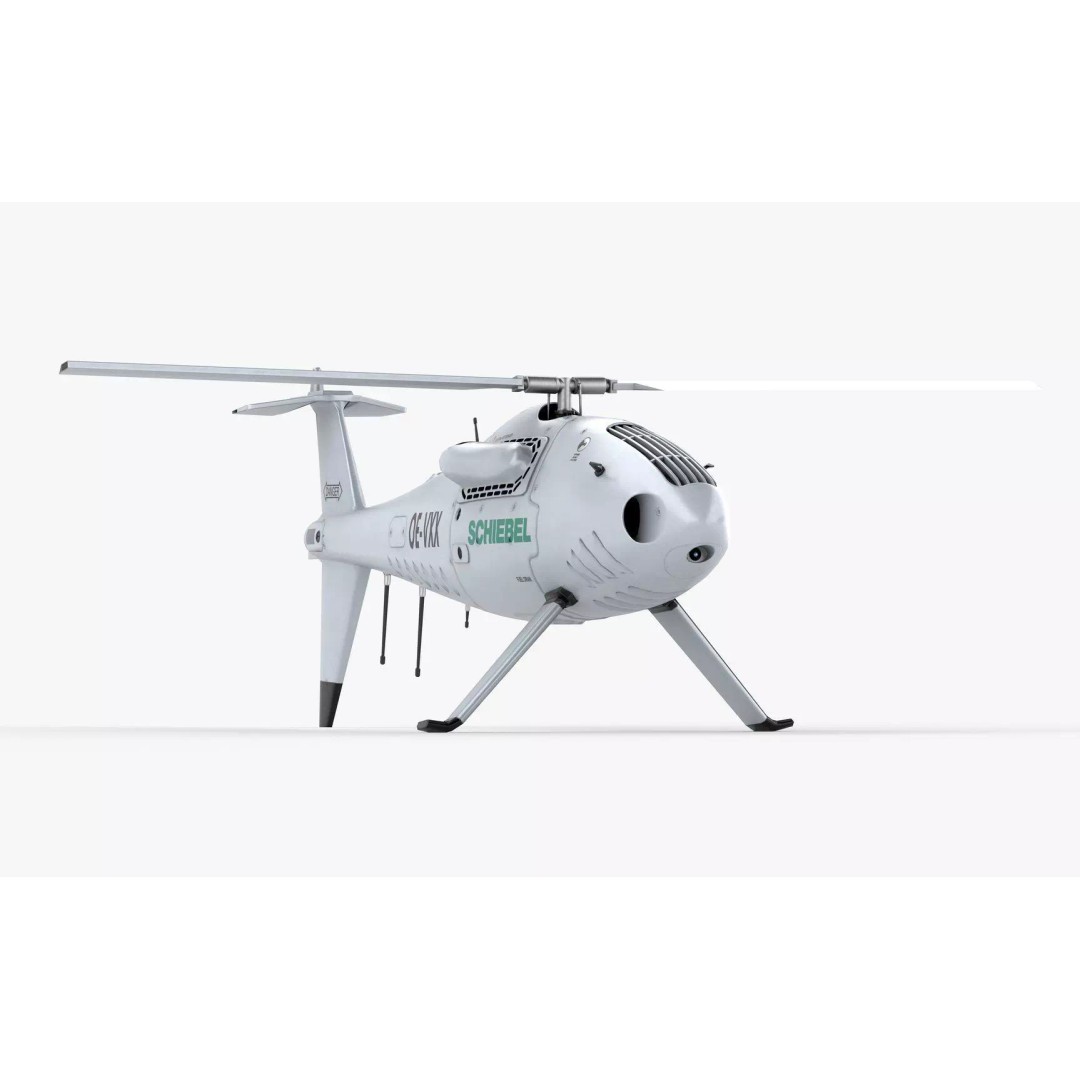 Camcopter S-100 3D Model – Low Poly Game Ready Aerial Vehicle, FBX - View 2