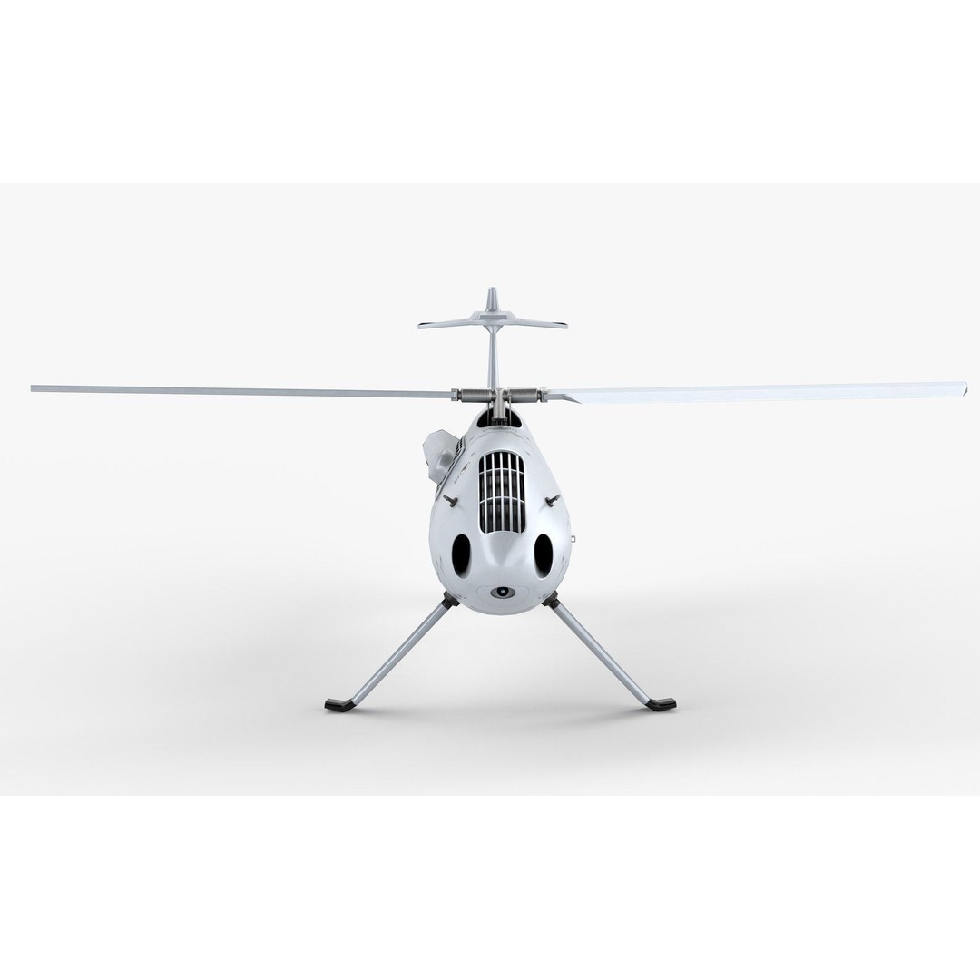 Camcopter S-100 3D Model – Low Poly Game Ready Aerial Vehicle, FBX - View 6