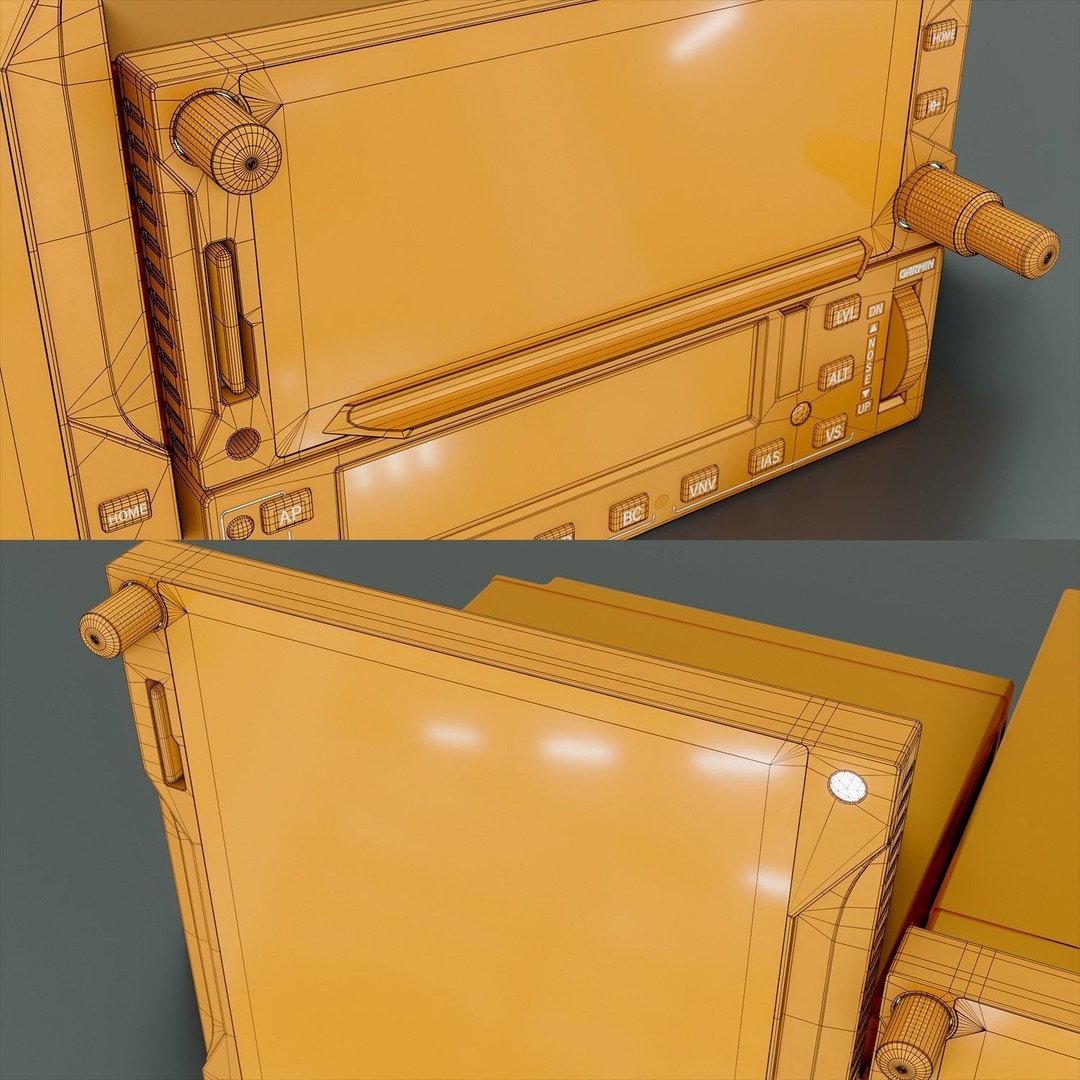 Aircraft Navigation 3D Model – Low Poly PBR Asset for Simulators