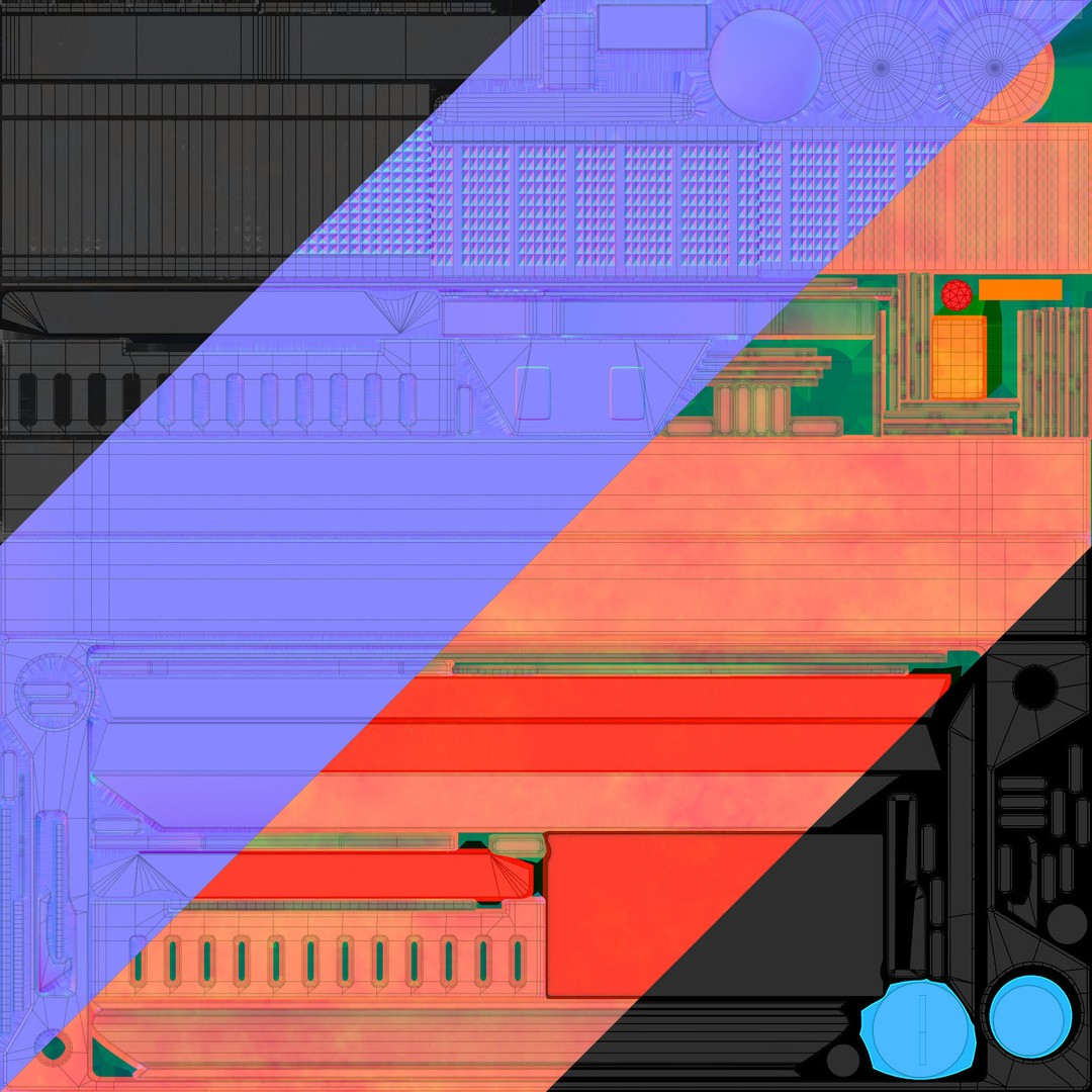 Aircraft Navigation 3D Model – Low Poly PBR Asset for Simulators - View 12