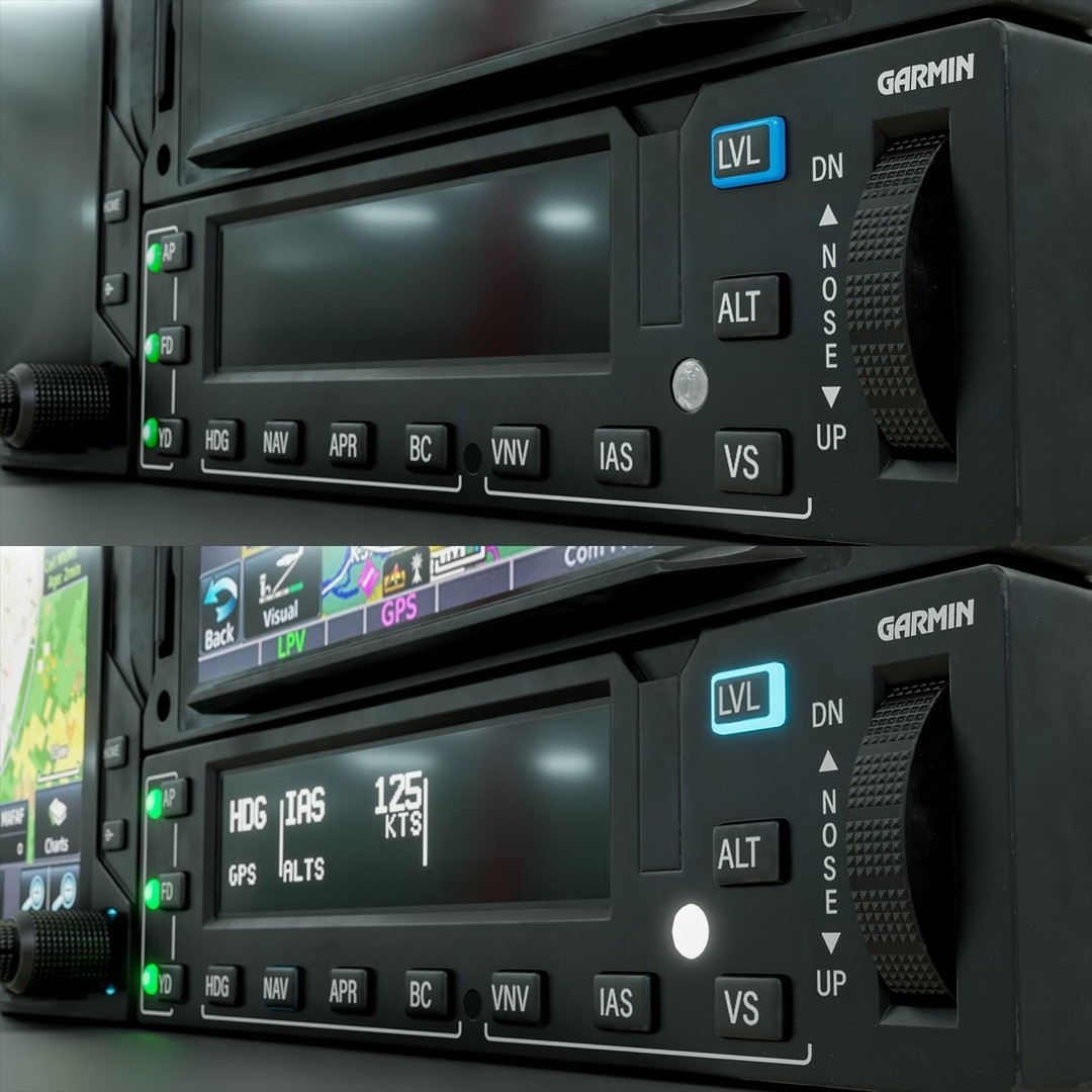 Aircraft Navigation 3D Model – Low Poly PBR Asset for Simulators - View 5