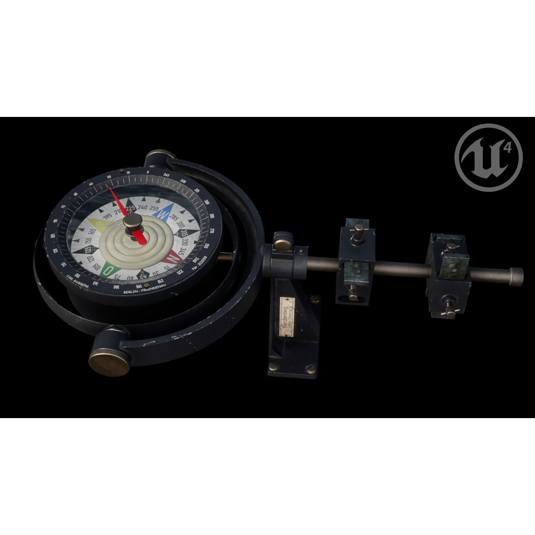 World War 1 Cockpit Interior 3D Model – Low Poly Game Ready FBX Asset - View 19