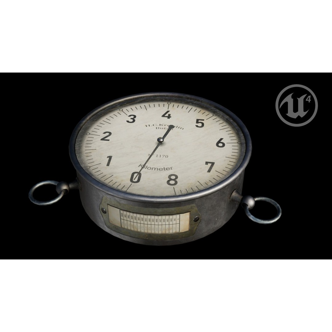 World War 1 Cockpit Interior 3D Model – Low Poly Game Ready FBX Asset - View 23