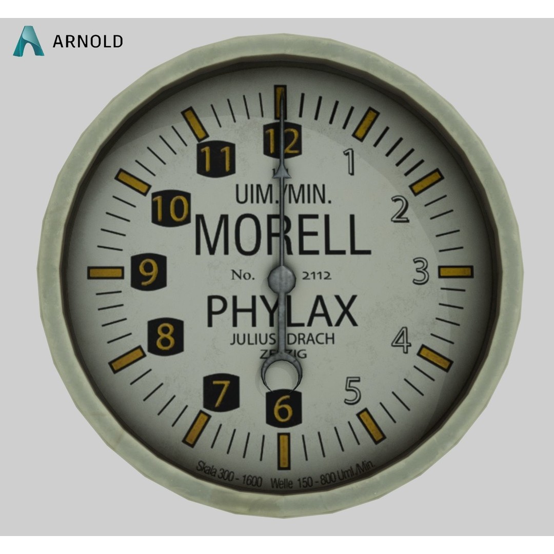 World War 1 Cockpit Interior 3D Model – Low Poly Game Ready FBX Asset - View 26