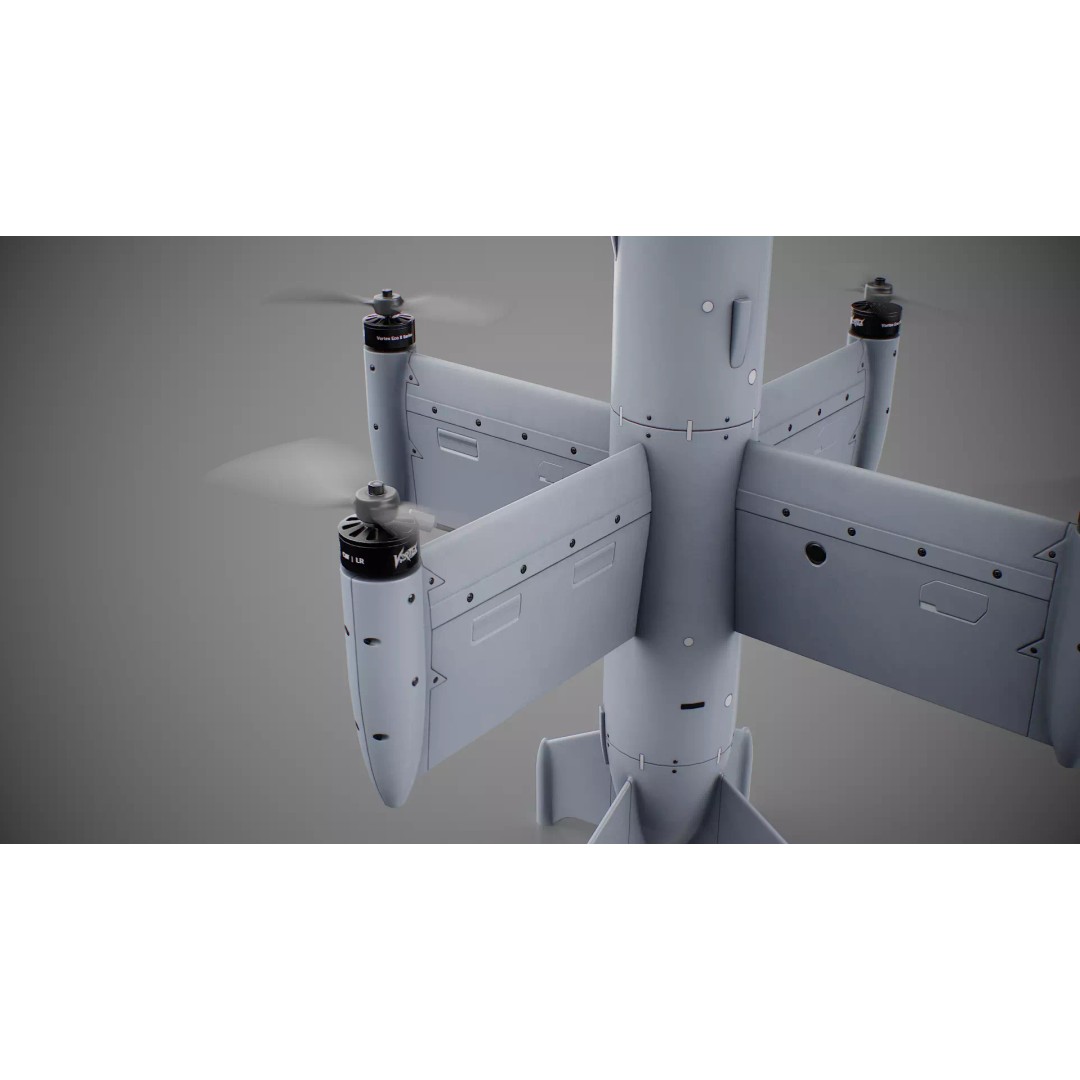 Ukrainian Interceptor Drone Octopus 3D Model – Low Poly Game Ready, PBR - View 12