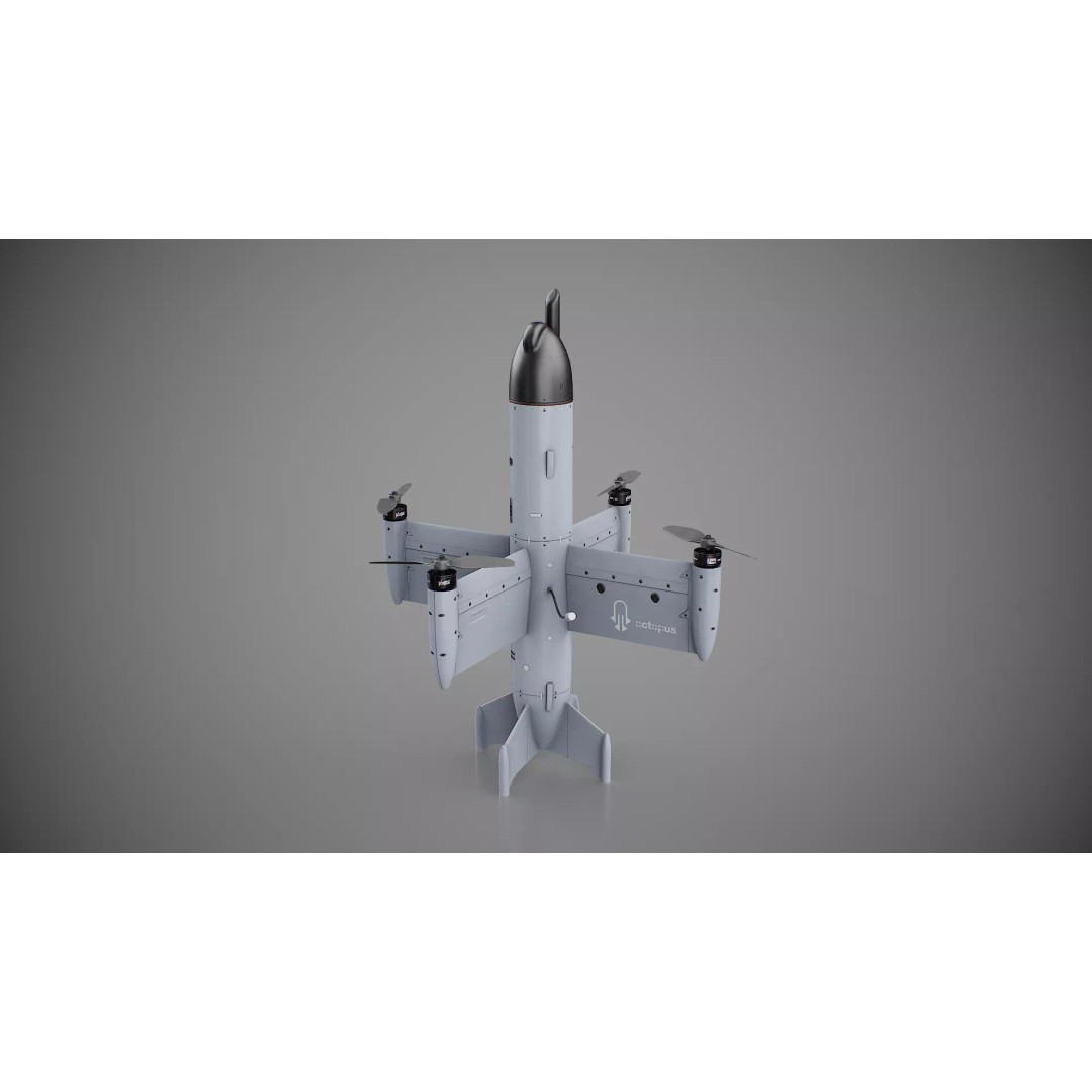 Ukrainian Interceptor Drone Octopus 3D Model – Low Poly Game Ready, PBR - View 5