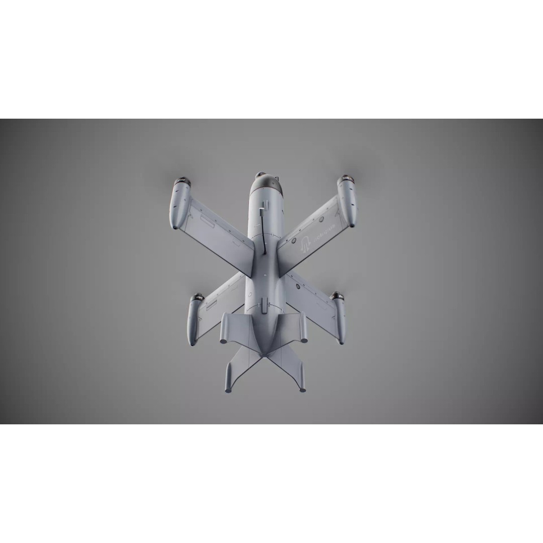 Ukrainian Interceptor Drone Octopus 3D Model – Low Poly Game Ready, PBR - View 7
