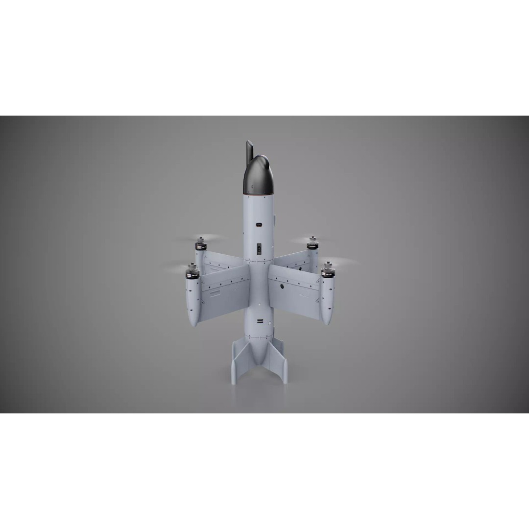 Ukrainian Interceptor Drone Octopus 3D Model – Low Poly Game Ready, PBR - View 8