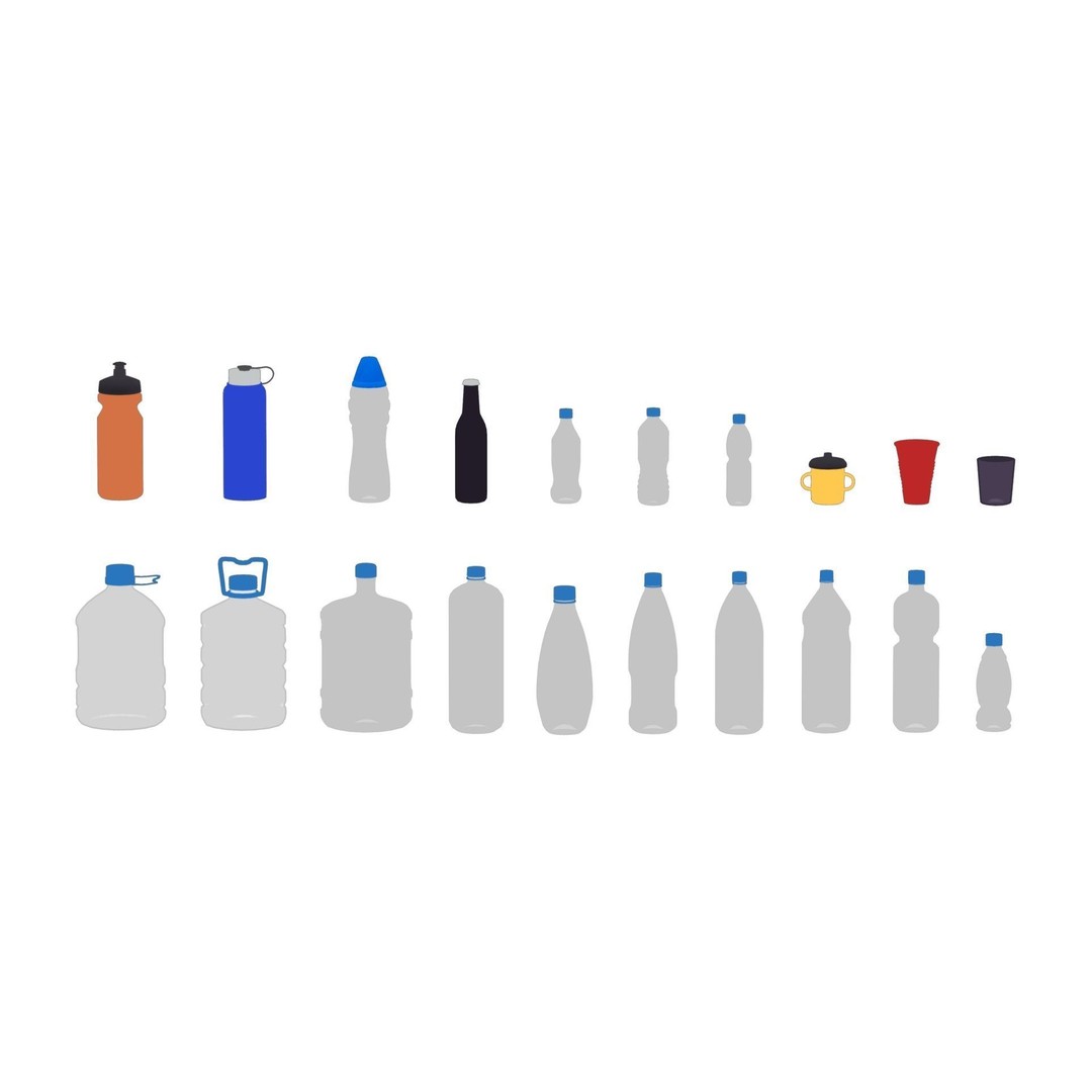 Bottle Pack 3D Model – 20 Unique Designs, PBR Textures, FBX, OBJ - View 5