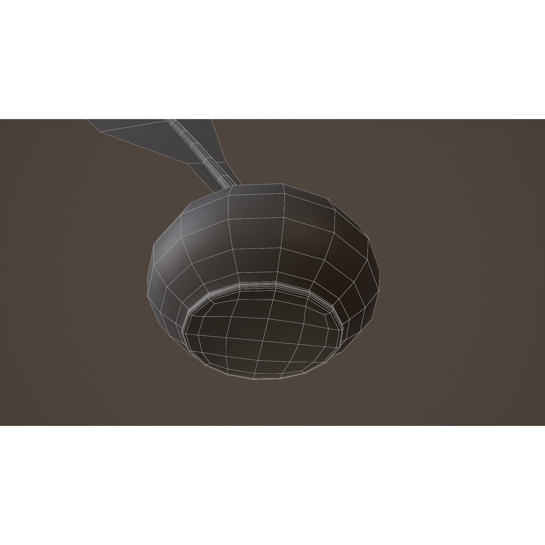 Quill and Glass Inkpot 3D Model – Low Poly PBR Game Asset, FBX - View 12