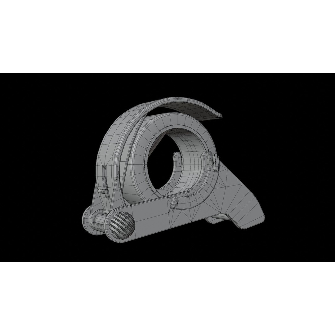 Tape Dispenser 3D Model – Low Poly PBR Asset, FBX & OBJ Formats - View 16