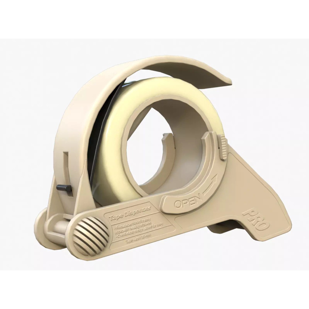Tape Dispenser 3D Model – Low Poly PBR Asset, FBX & OBJ Formats - View 2