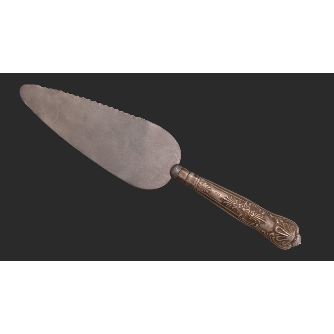 Cake Spatula 3D Model – Low Poly Game Ready Asset, FBX & Blender - View 8