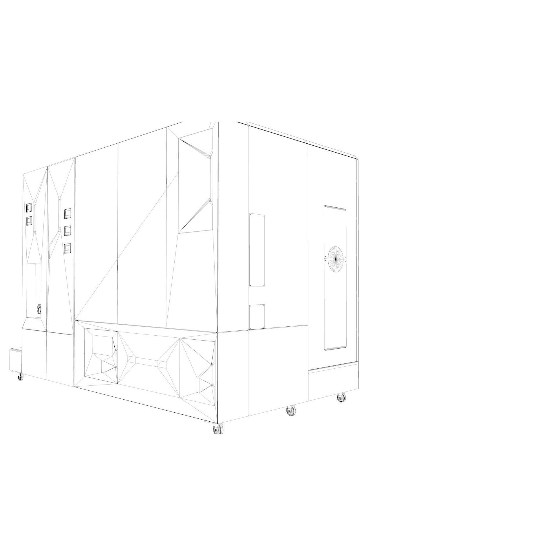 Milling Machine DMG NTX 500 - Rigged 3D Model - View 38