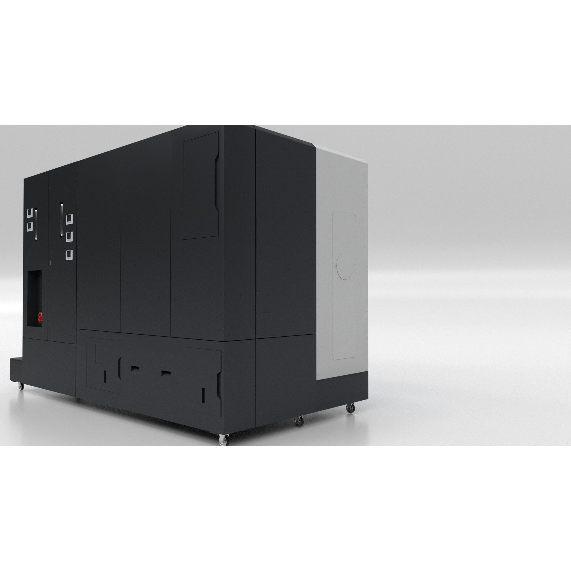 Milling Machine DMG NTX 500 - Rigged 3D Model - View 6