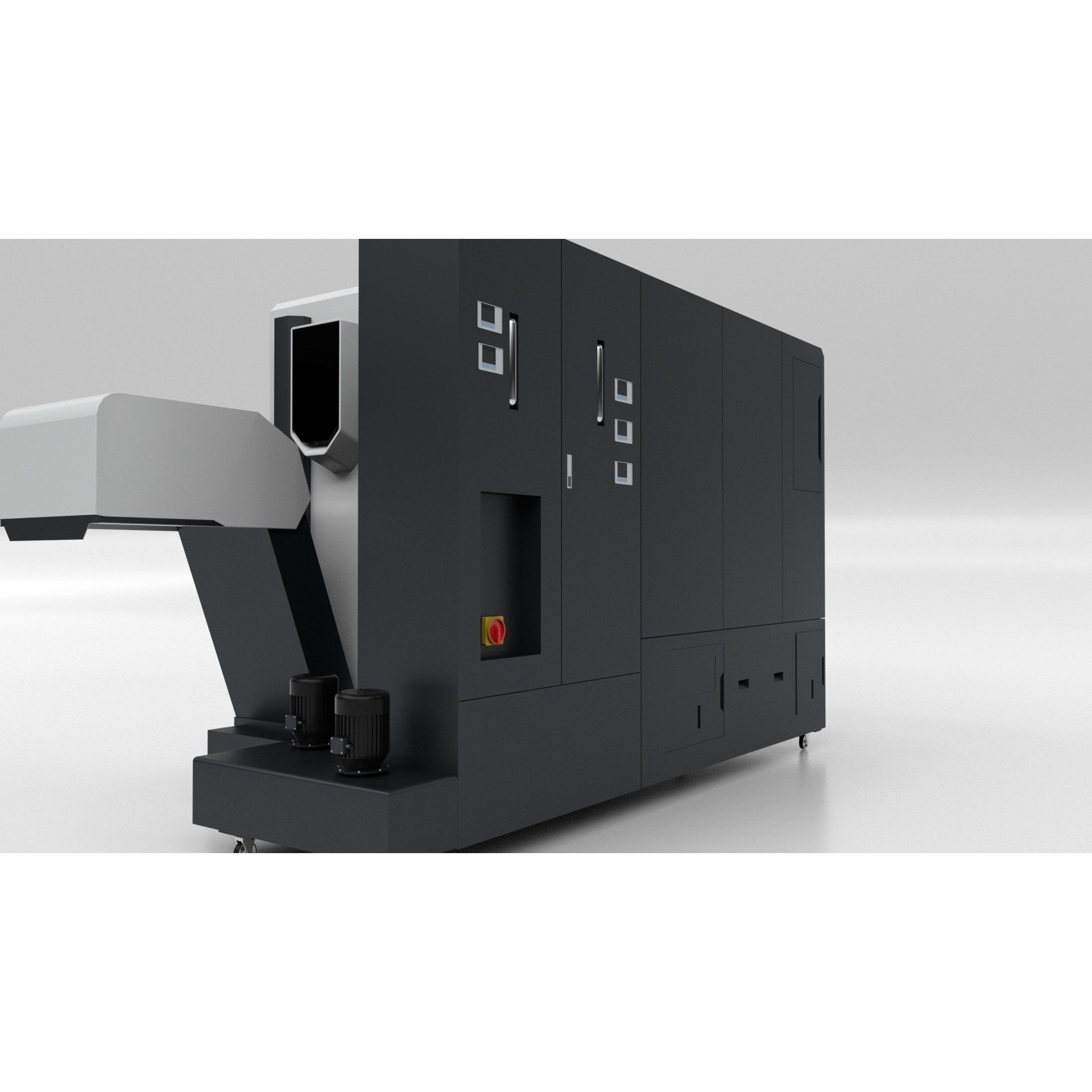 Milling Machine DMG NTX 500 - Rigged 3D Model - View 7