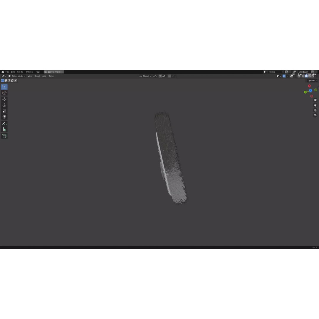 Paint Brush 3D Model – Low Poly PBR Asset, FBX, OBJ, Blender - View 30