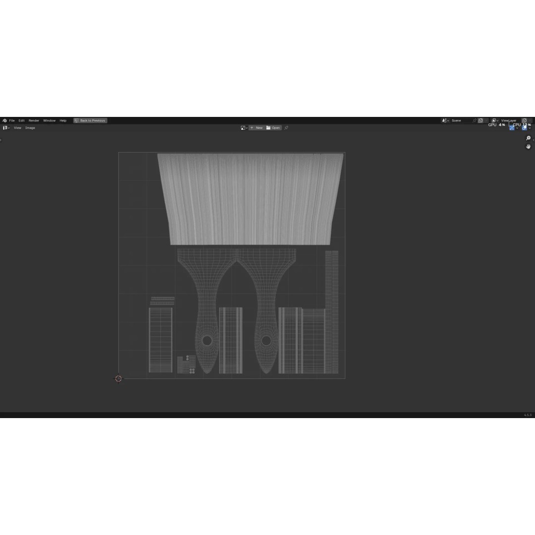 Paint Brush 3D Model – Low Poly PBR Asset, FBX, OBJ, Blender - View 40