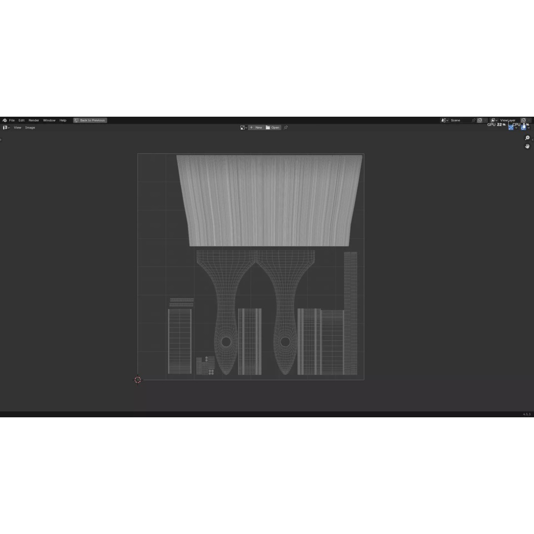 Paint Brush 3D Model – Low Poly PBR Asset, FBX, OBJ, Blender - View 41