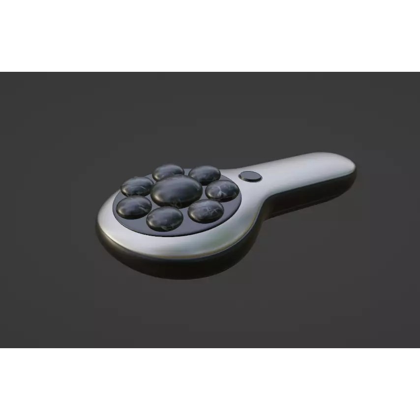 Electric Hot Stone Massager 3D Model – Low Poly PBR Asset, FBX - View 2